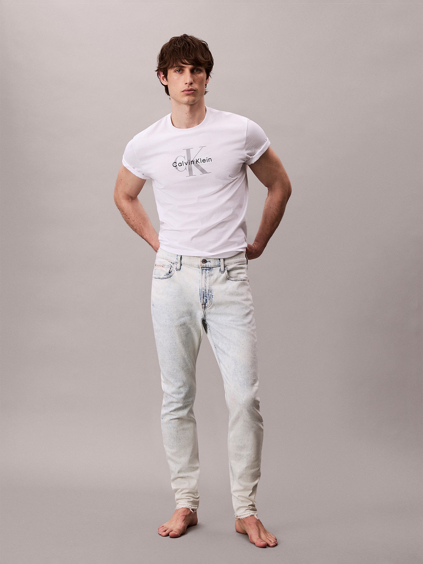 CK Slim Tapered Denim Jeans