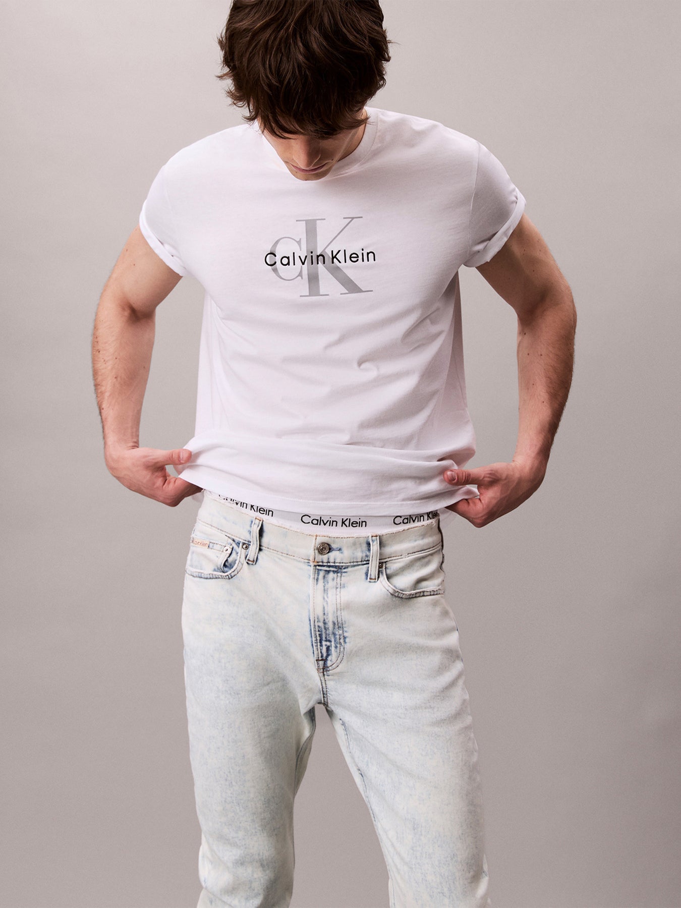 CK Slim Tapered Denim Jeans