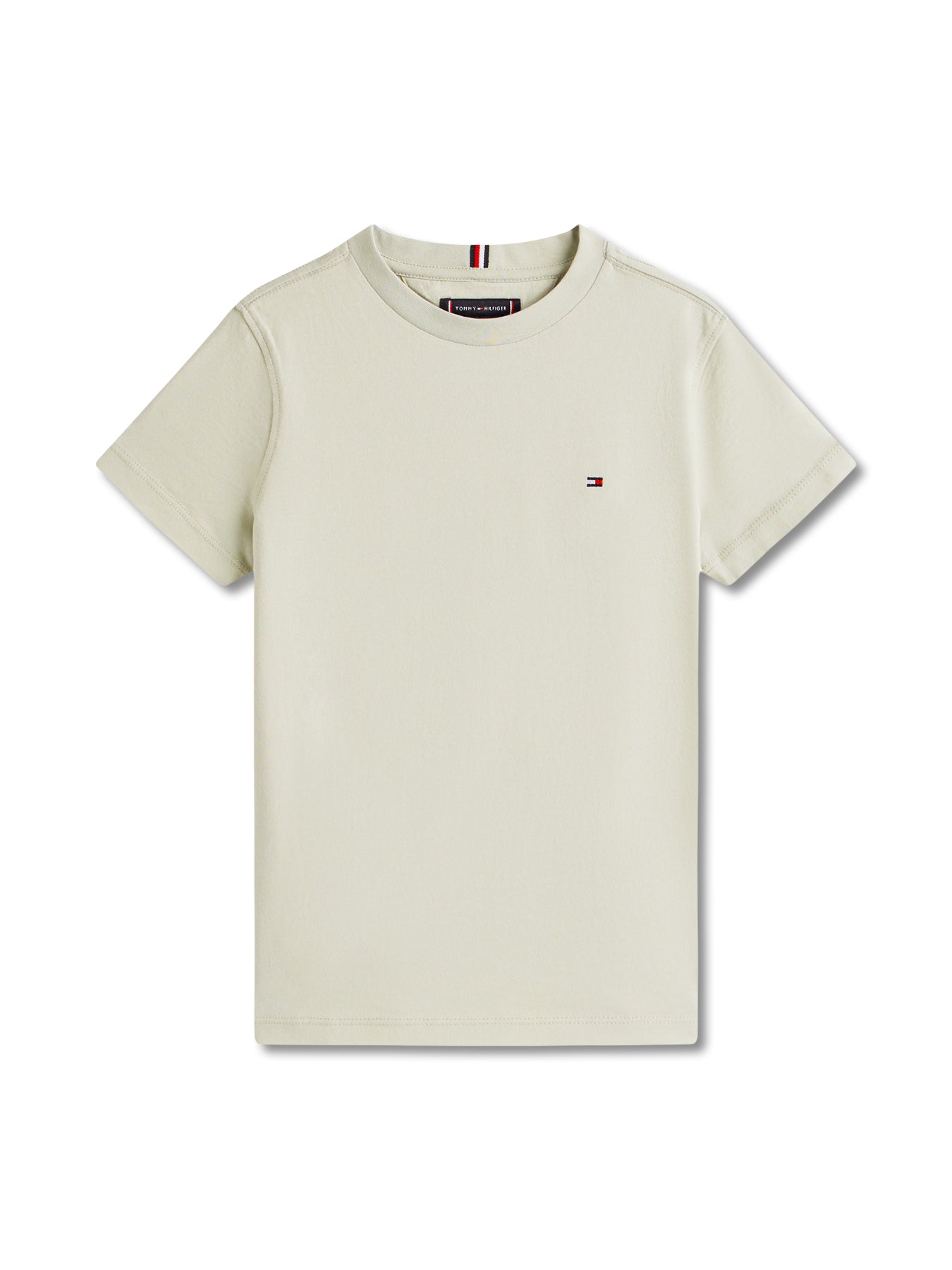 Flag Embroidery Crew Neck T-Shirt