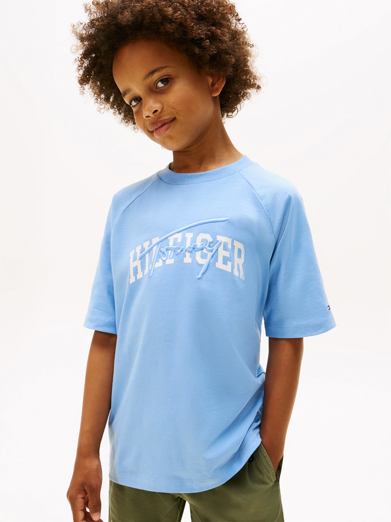 Mixed Logo Raglan Sleeve T-Shirt