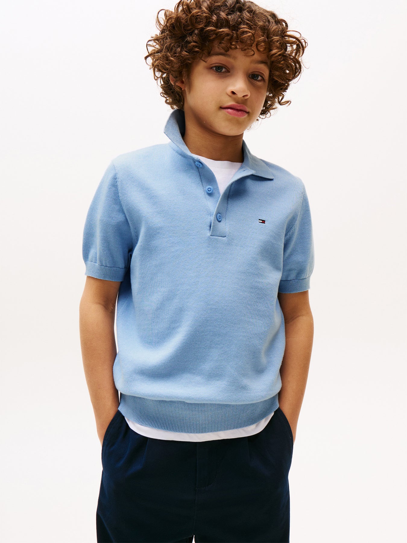 Short Sleeve Polo Jumper