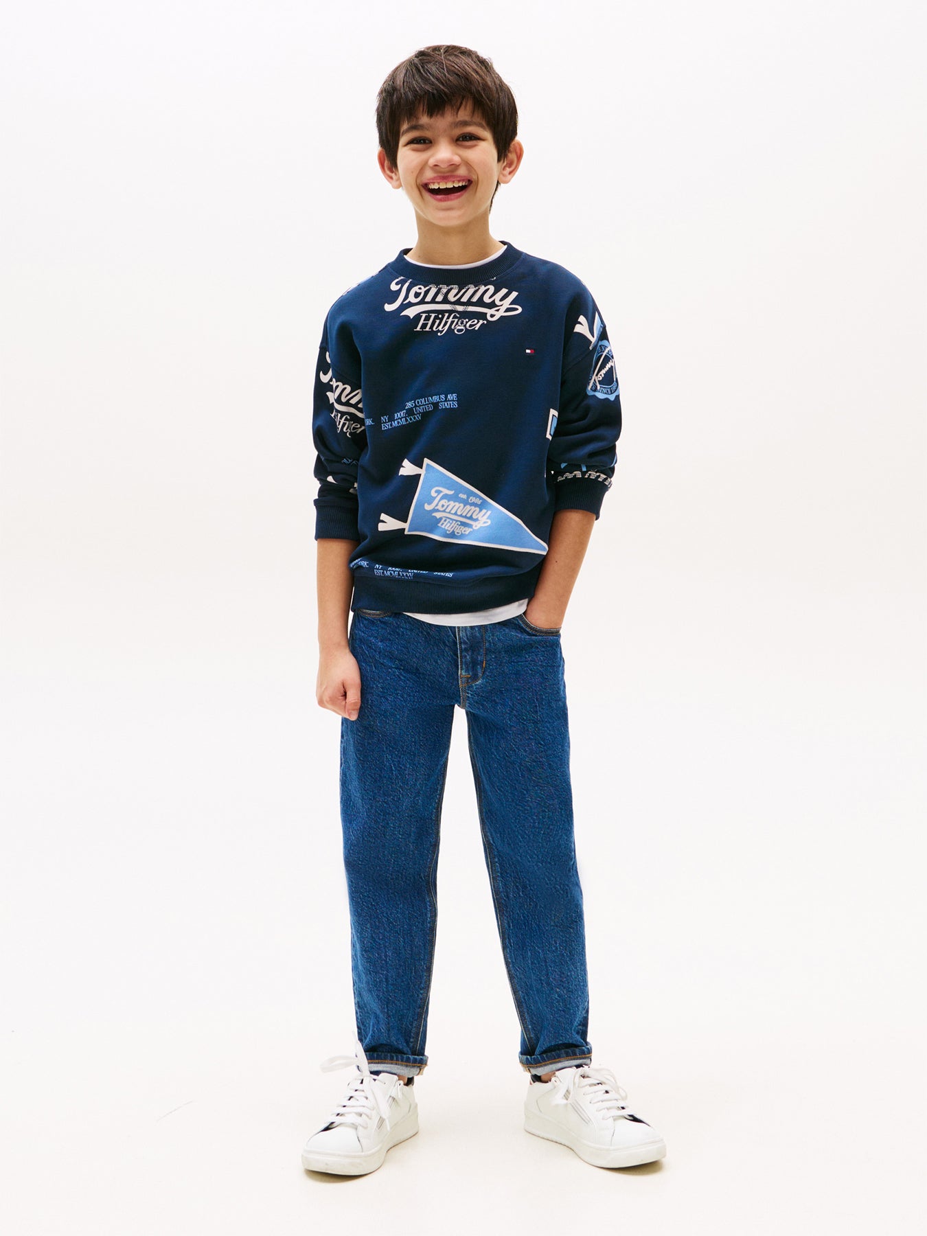 All-Over Logo Print Sweatshirt