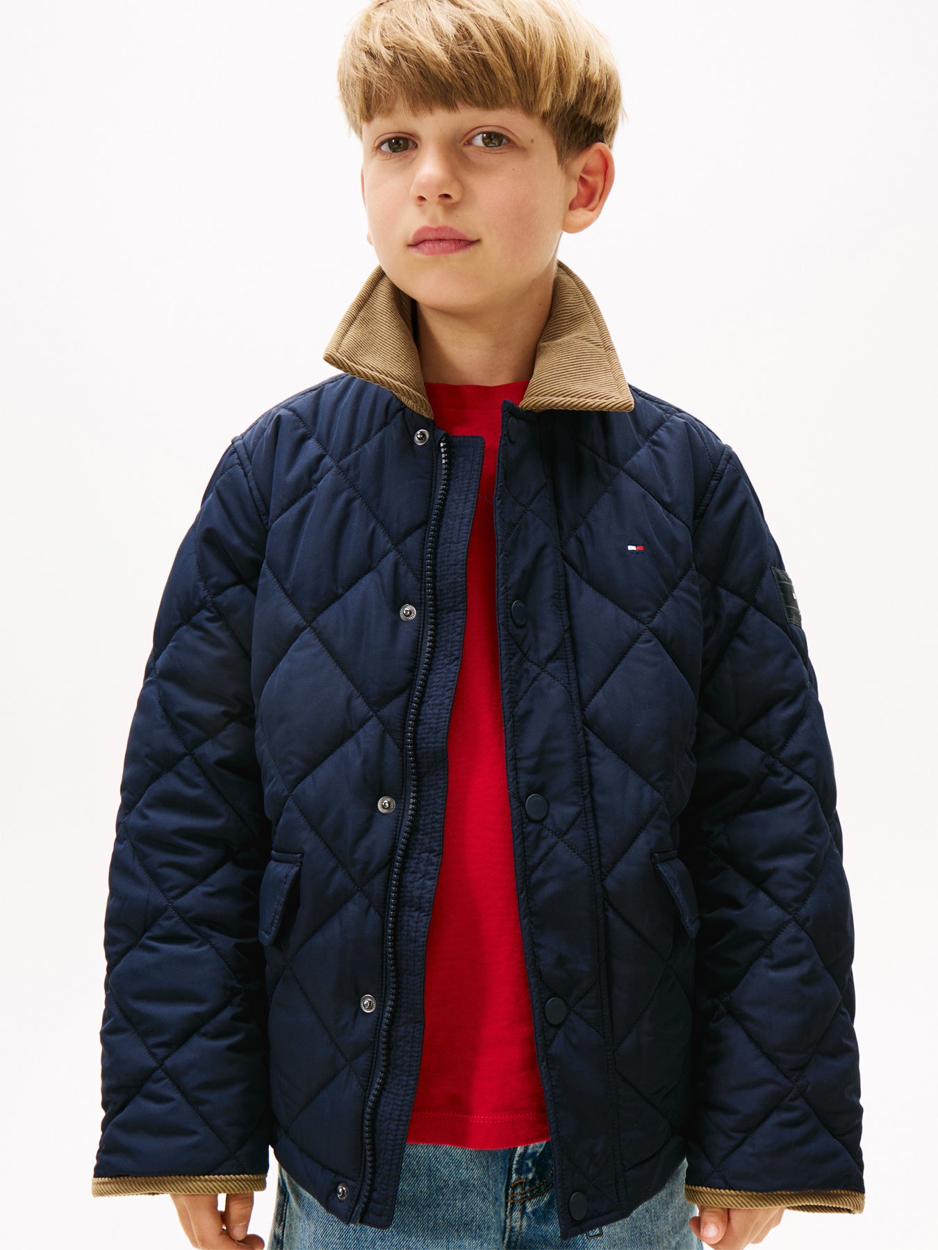 Quilted Jacket Blue