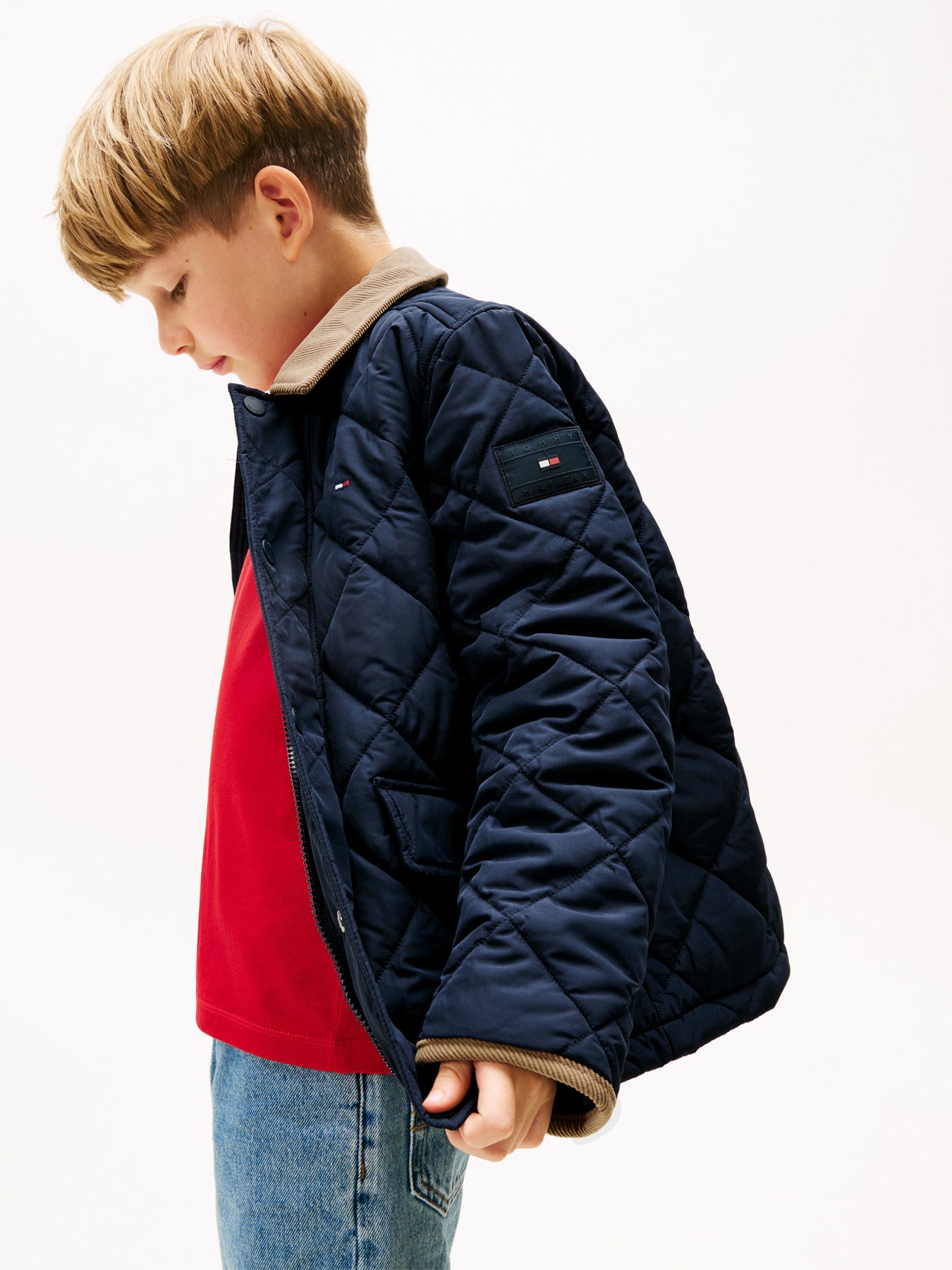 Quilted Jacket Blue