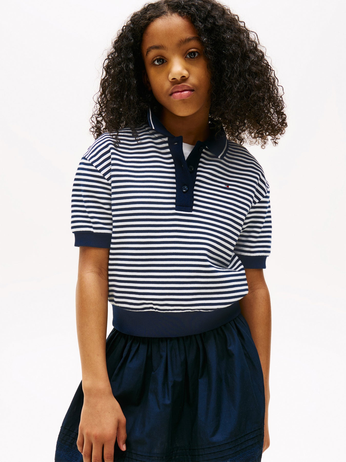 Relaxed Striped Polo Shirt
