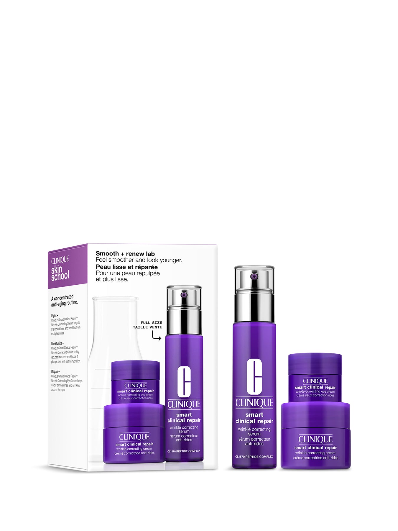 Smooth and Renew Lab An Anti Ageing Routine From The Experts Gift Set  