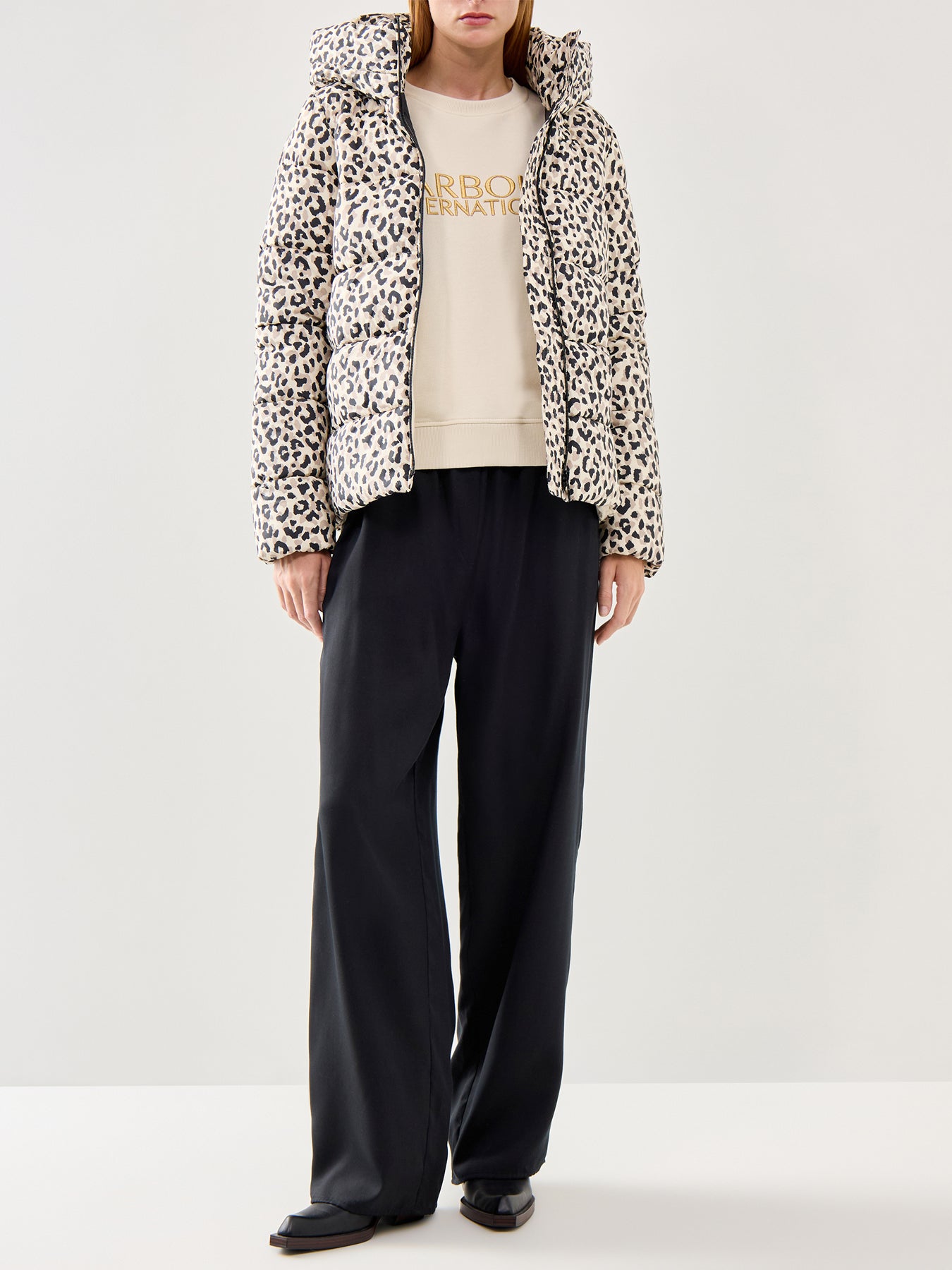 Womens Printed Olivios Puffer Jacket