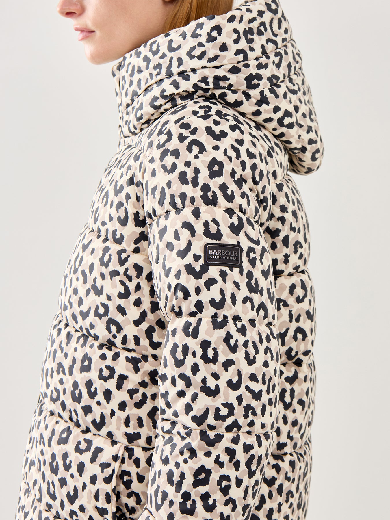 Womens Printed Olivios Puffer Jacket