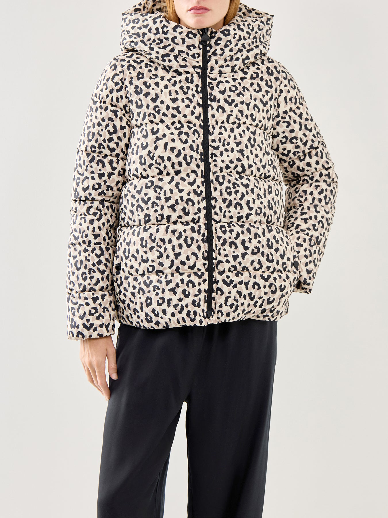 Womens Printed Olivios Puffer Jacket