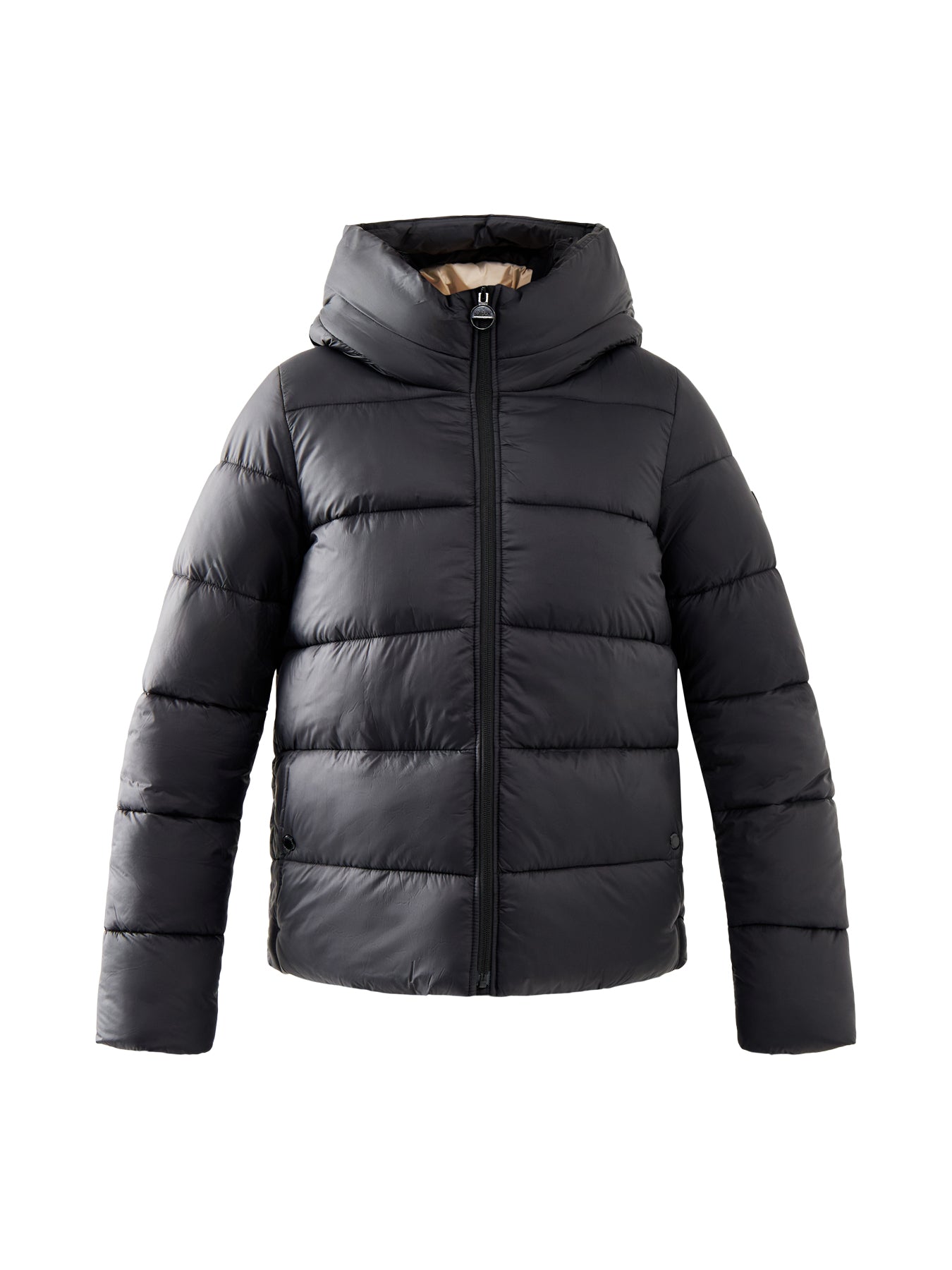 Womens Barbour International Olivios Puffer Jacket Black