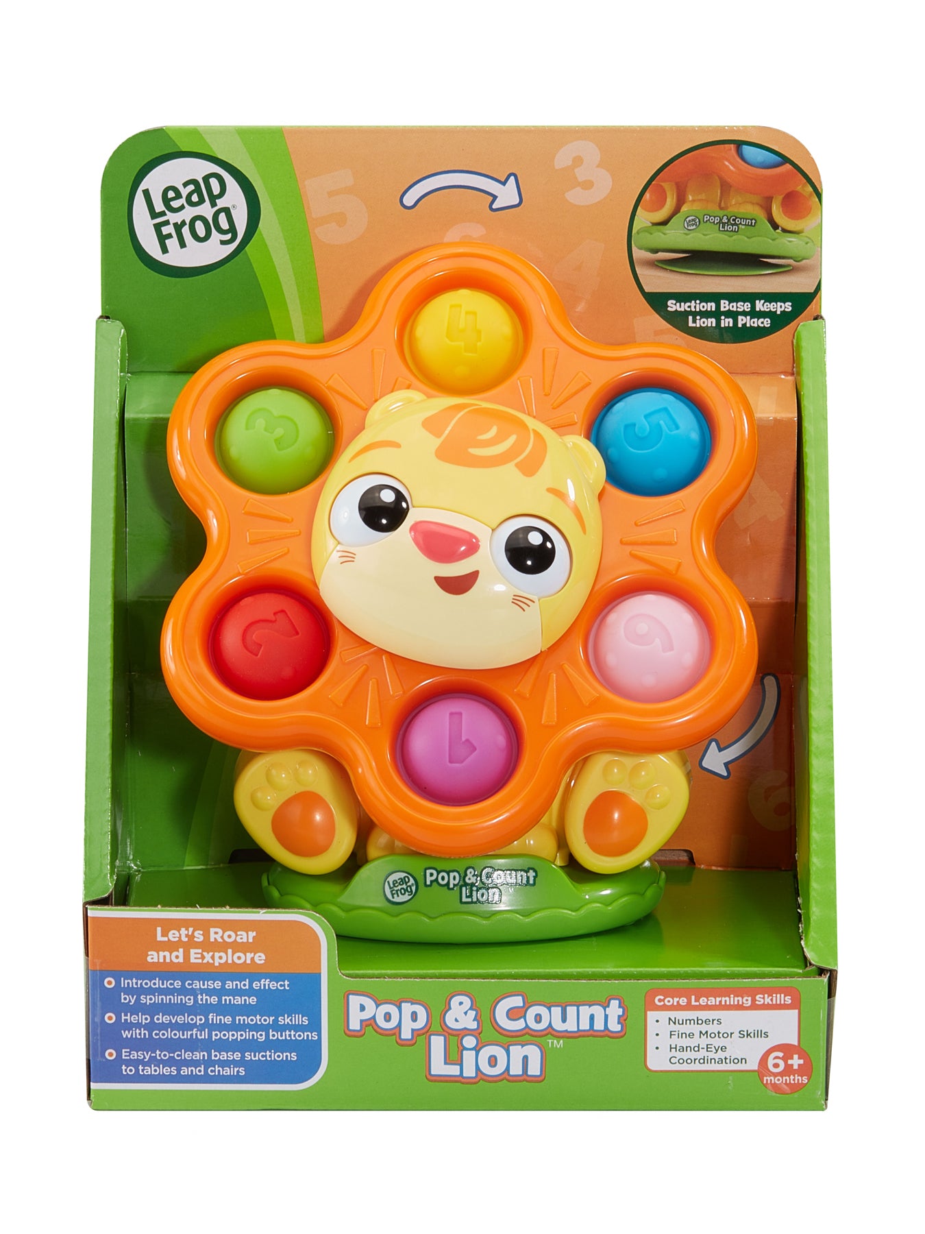 Pop and Count Lion Toy