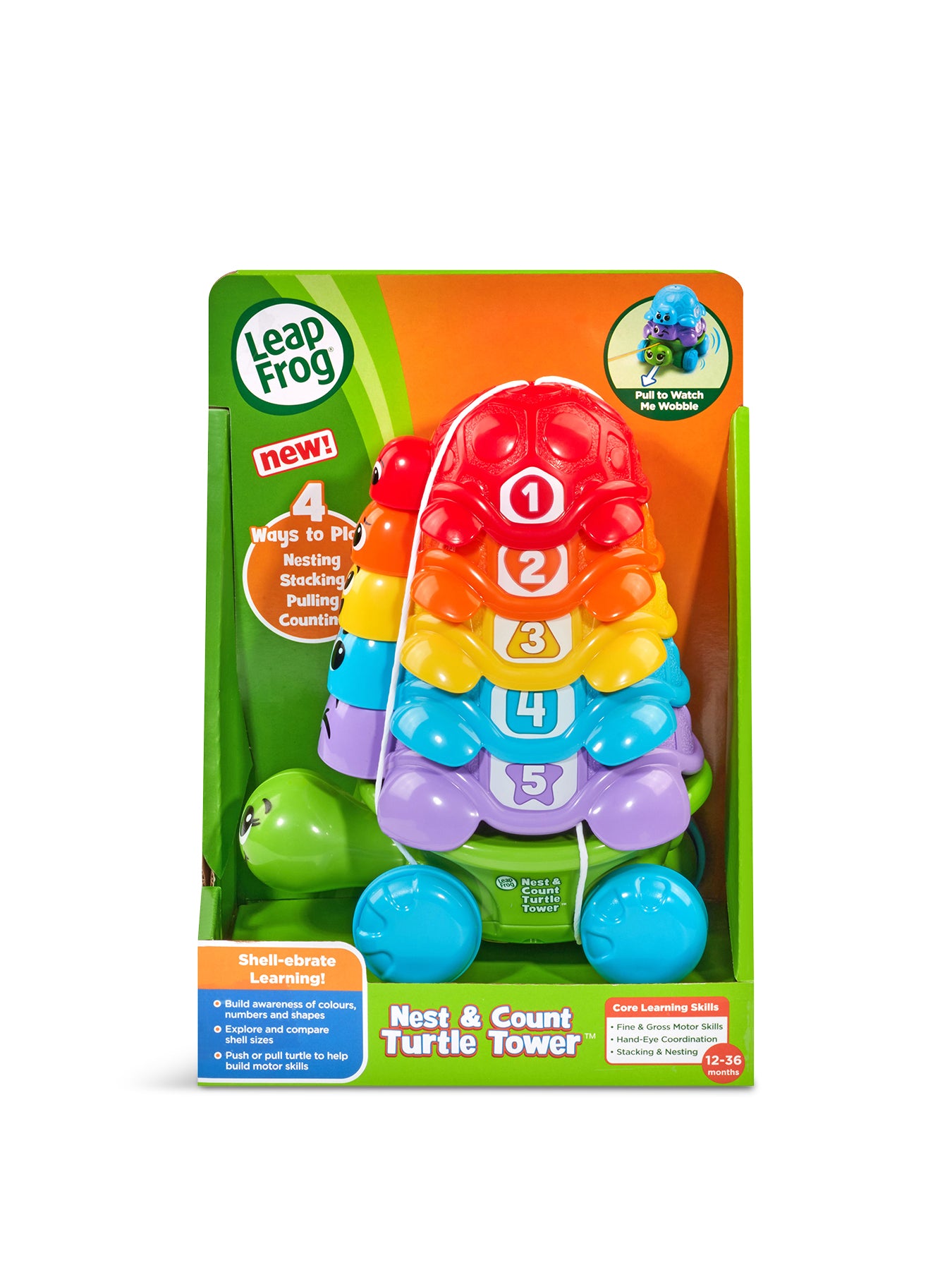 Nest and Count Turtle Tower