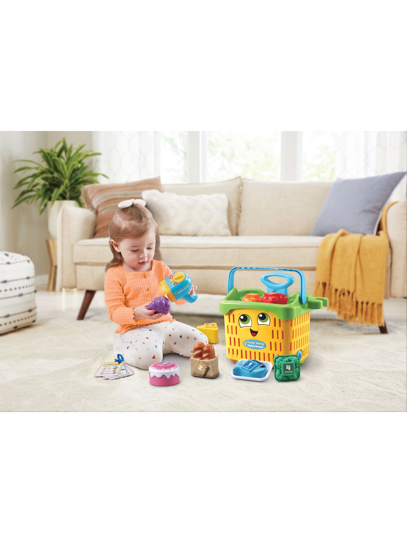 Count Along Basket & Scanner Playset