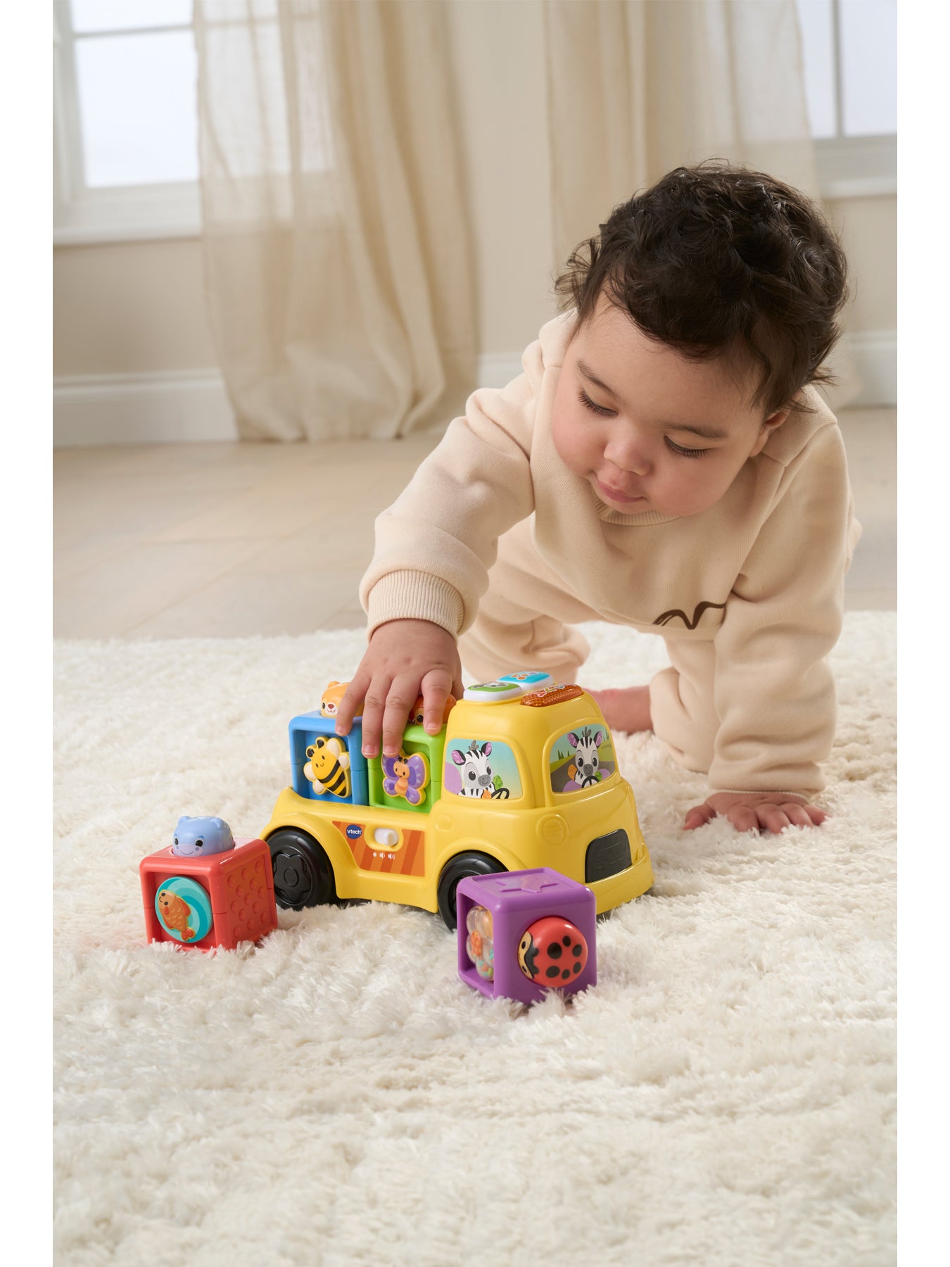 Pop a Block Truck Toy