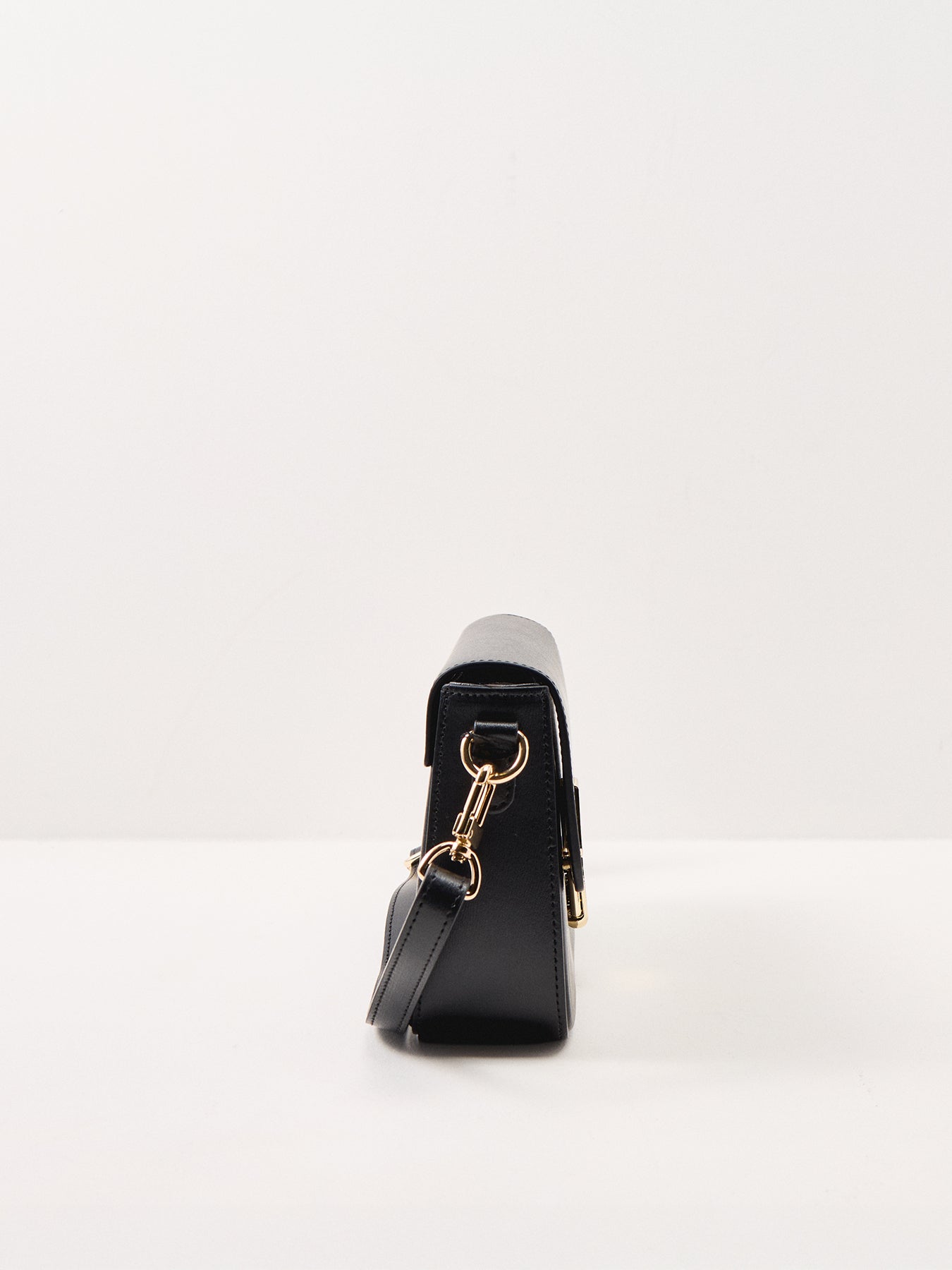 Flora Leather Bag Black