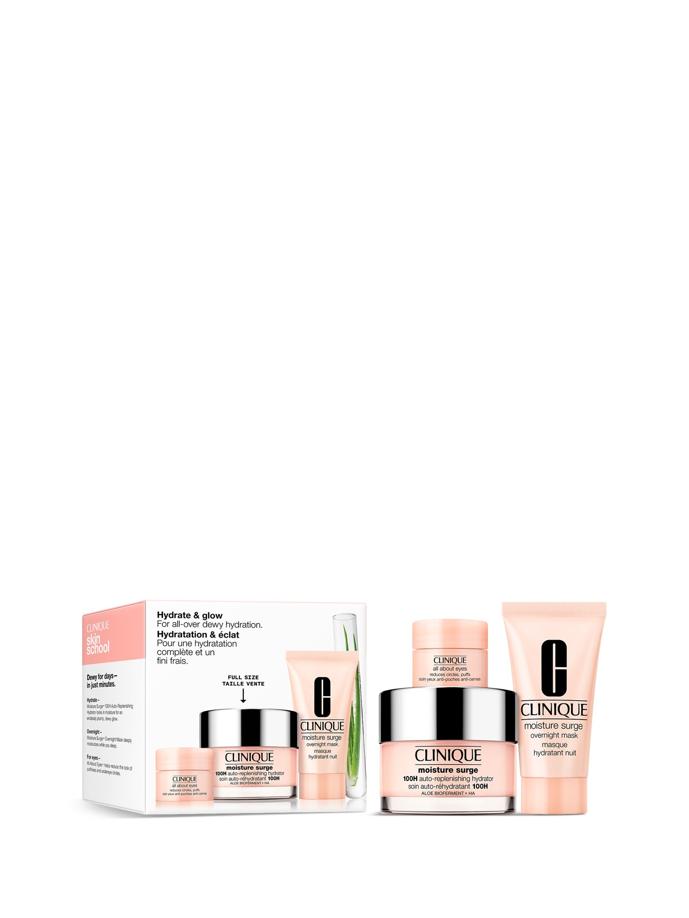 Hydration and Glow For All Over Dewy Hydration Gift Set