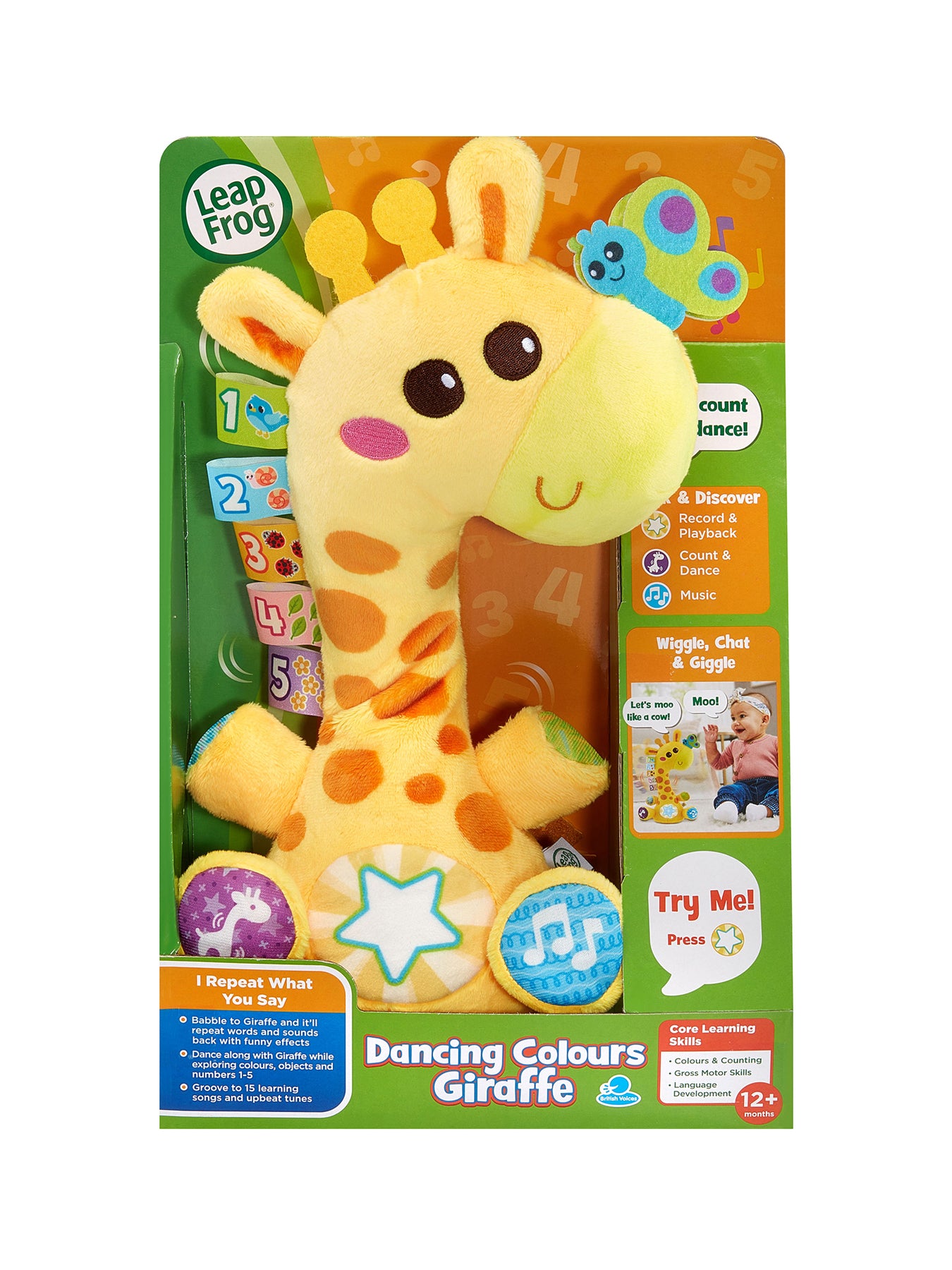 Dancing Colours Giraffe Toy