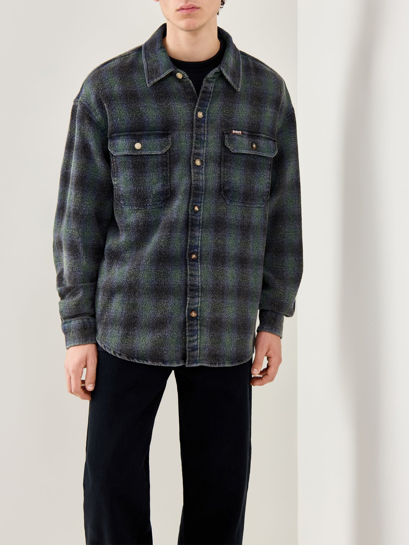 Too Busy To Work Check Shirt