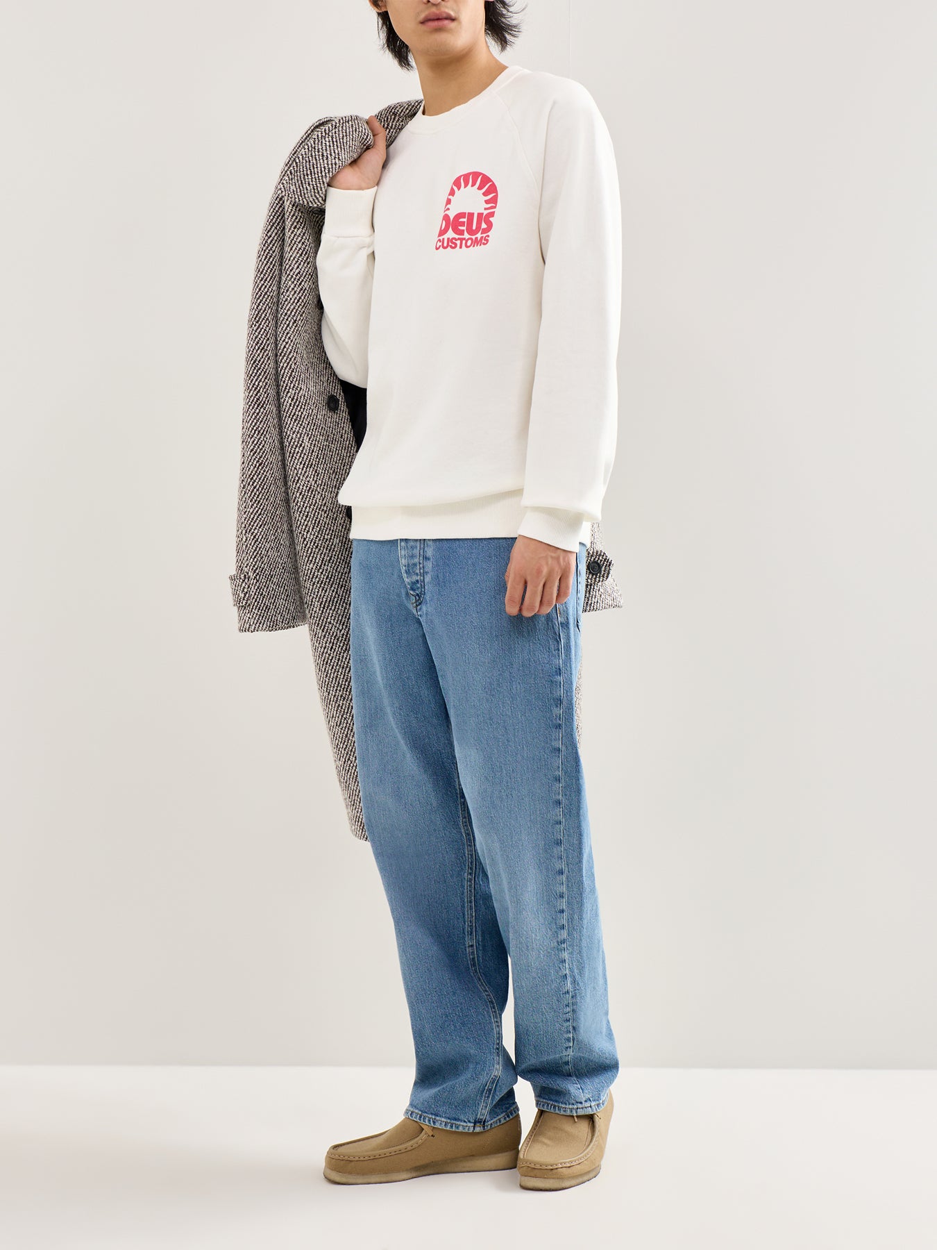 Melodies Crew Sweatshirt White