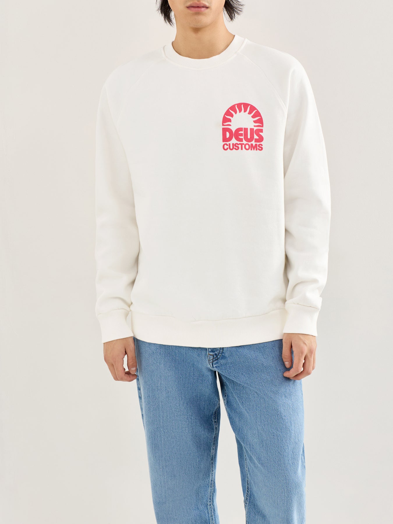 Melodies Crew Sweatshirt White