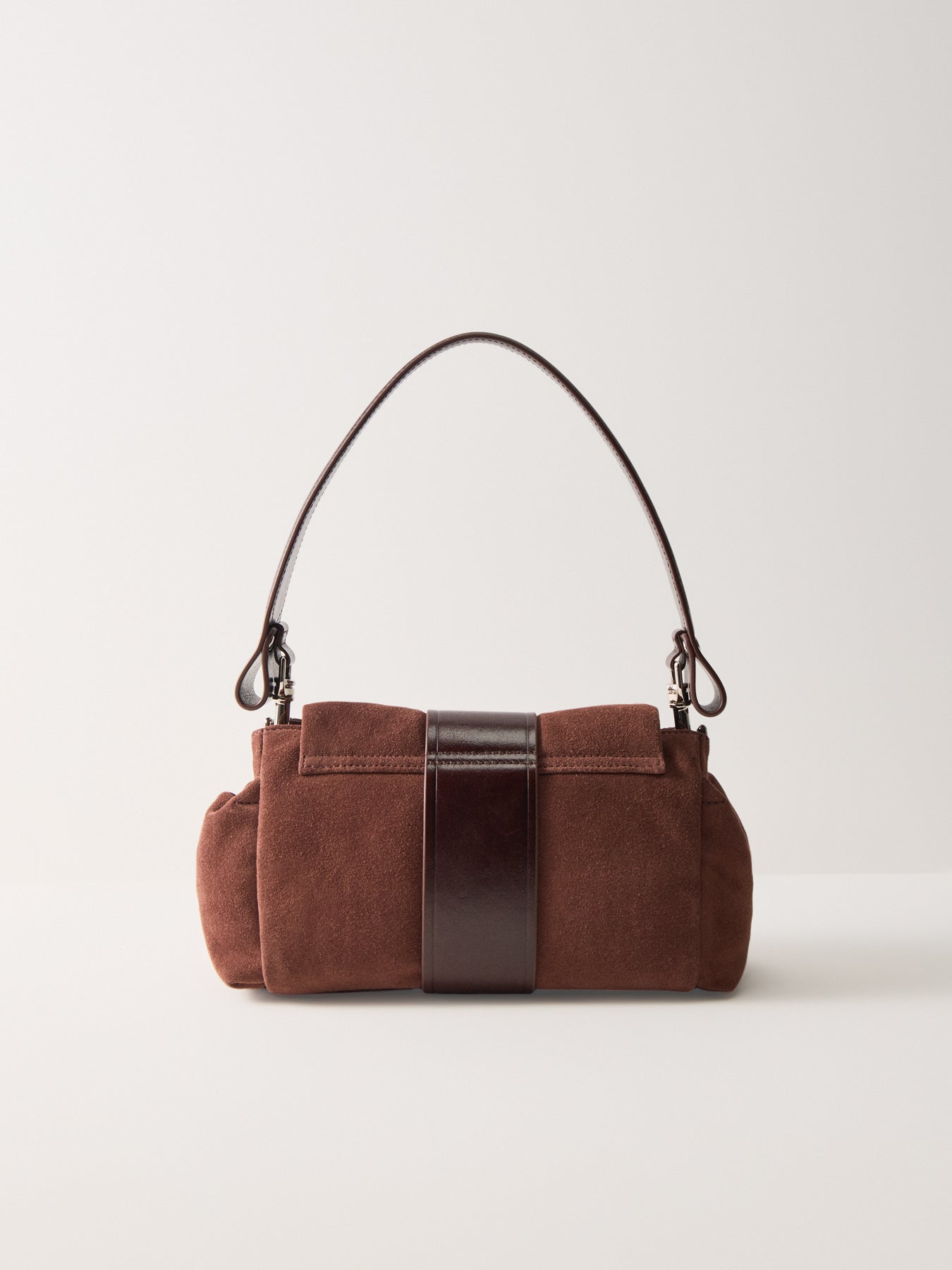 Hazel Suede Treasure Handbag Brown
