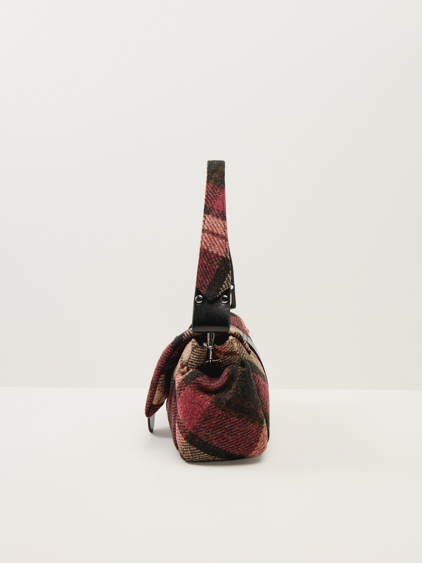 Hazel Treasure Handbag Light Check Wool