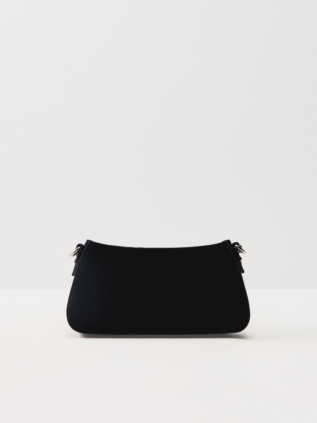 Tasha Shoulder Phone Bag Leather Black