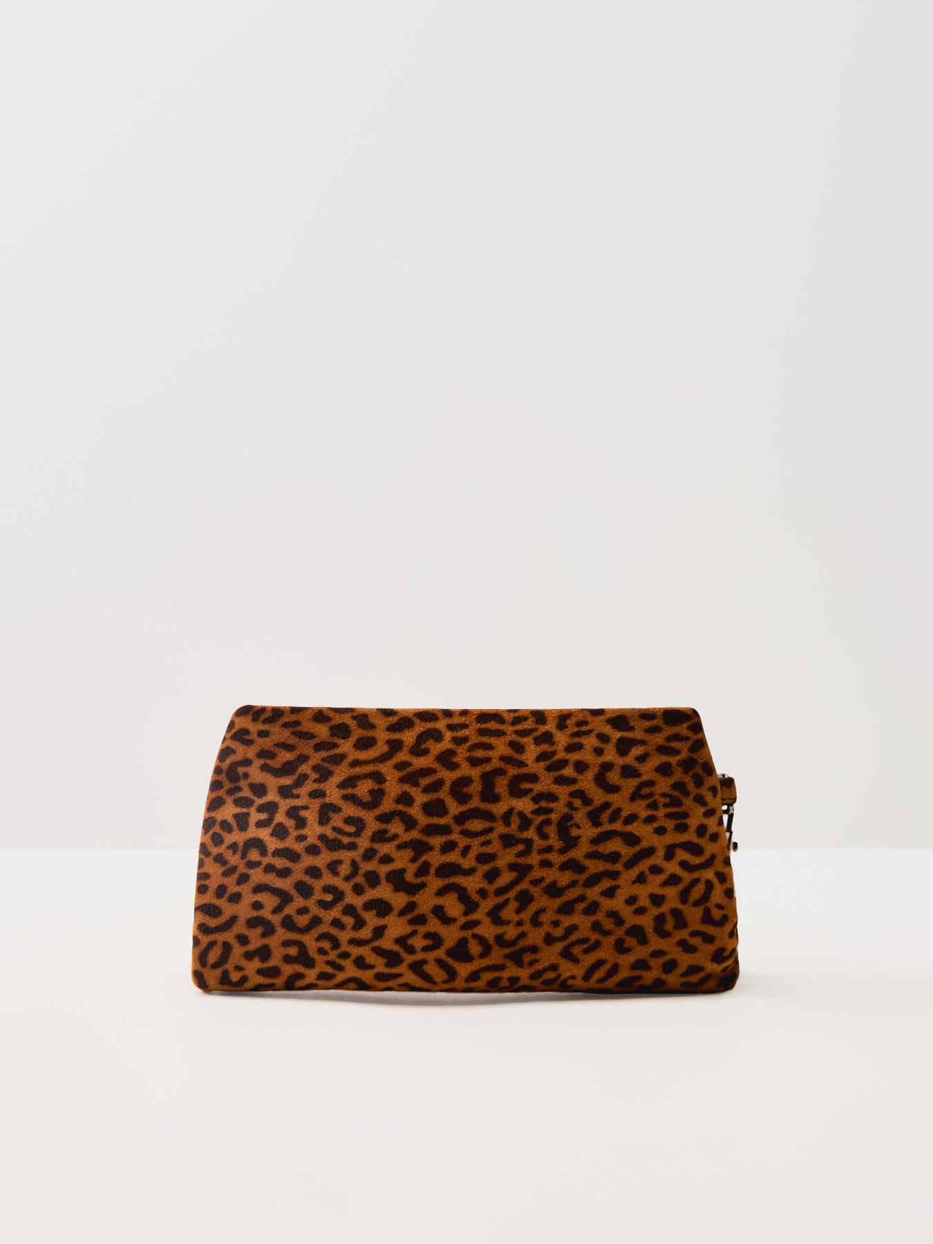 Sadie Wristlet Pouch Leather Leopard