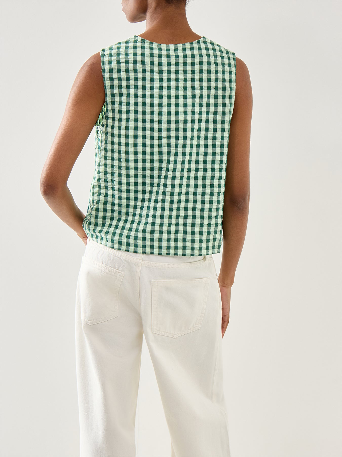 Tessa Sleeveless Top Green