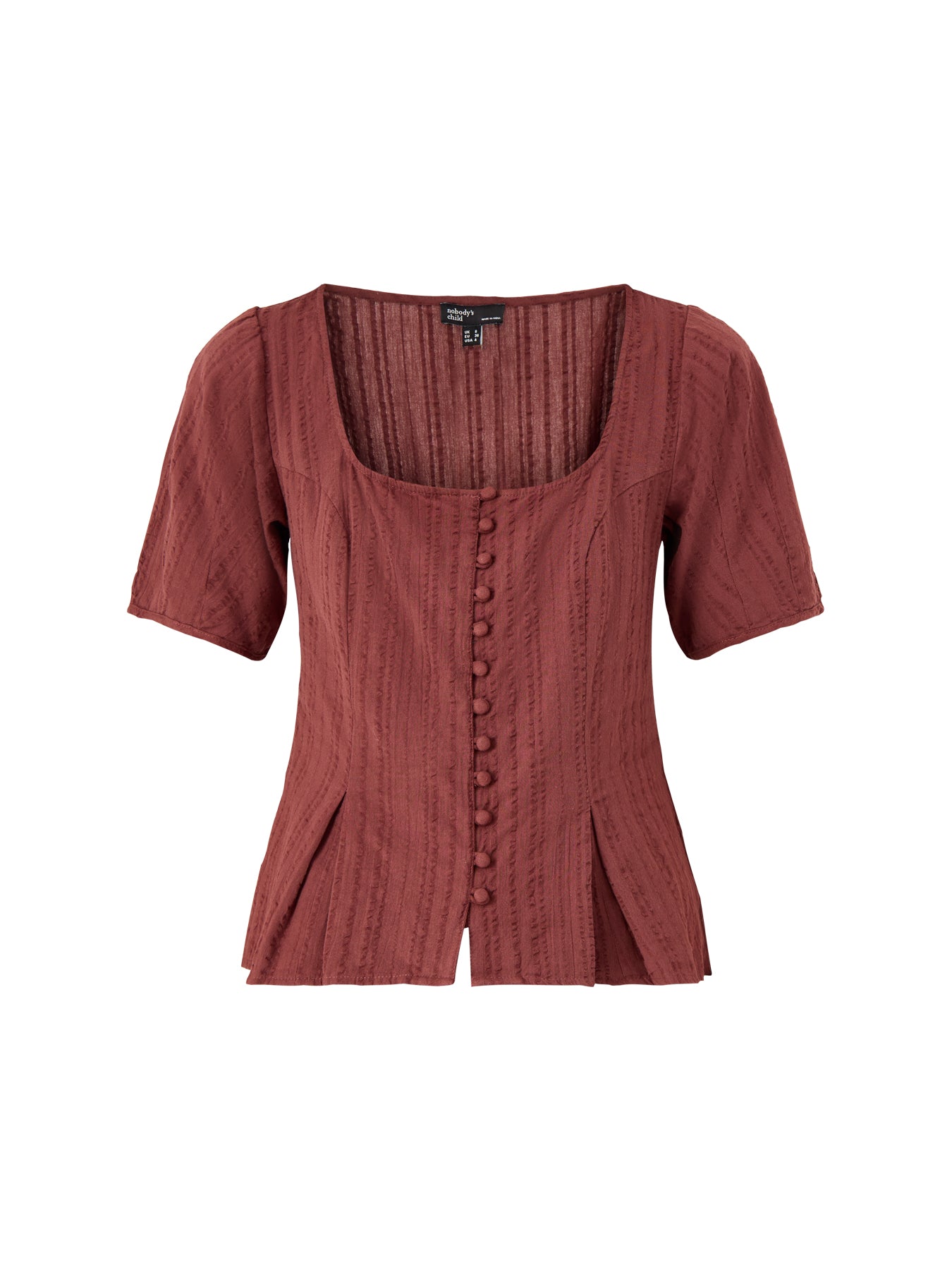 Minerva Organic Cotton Top Brown