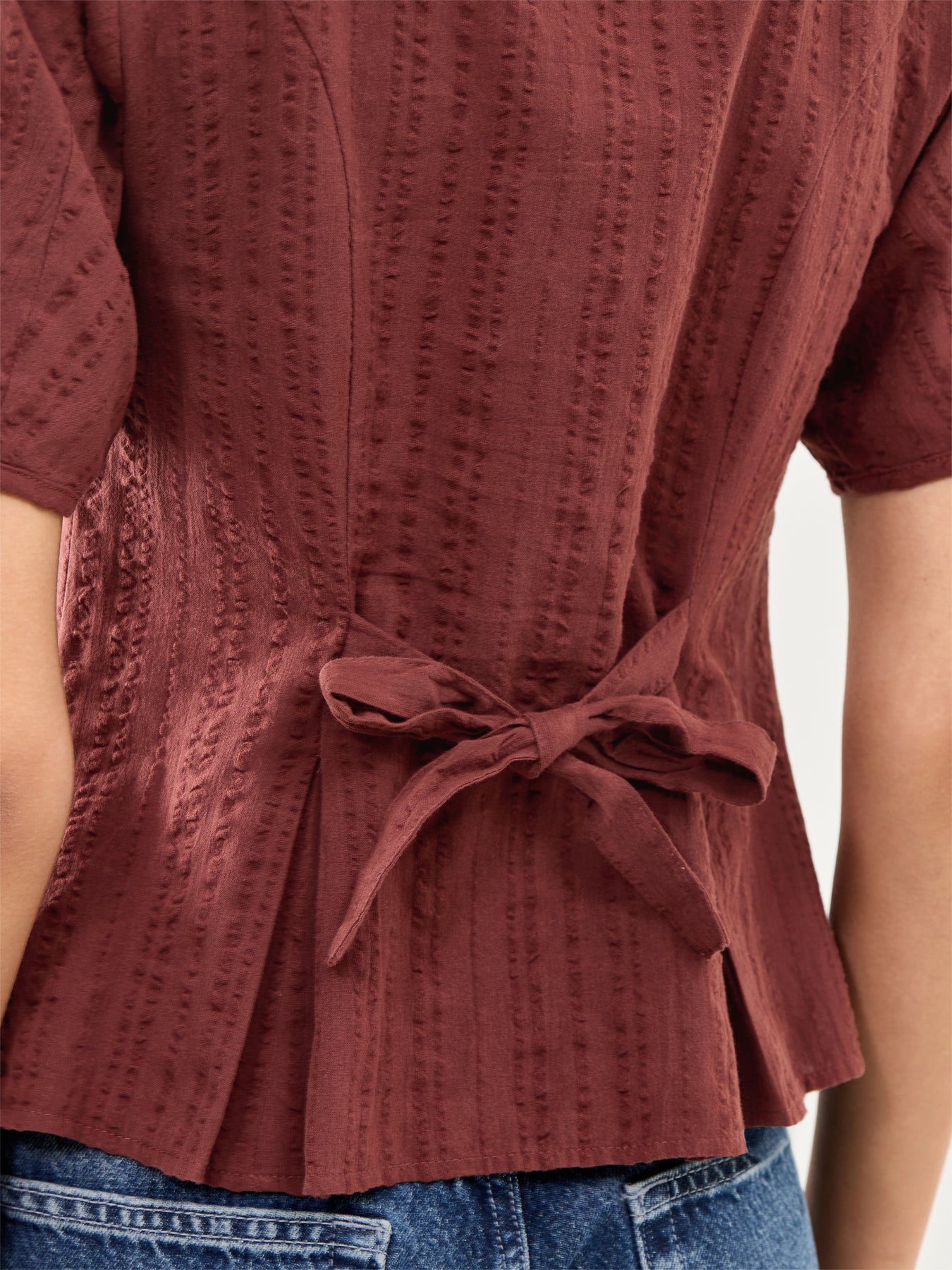 Minerva Organic Cotton Top Brown