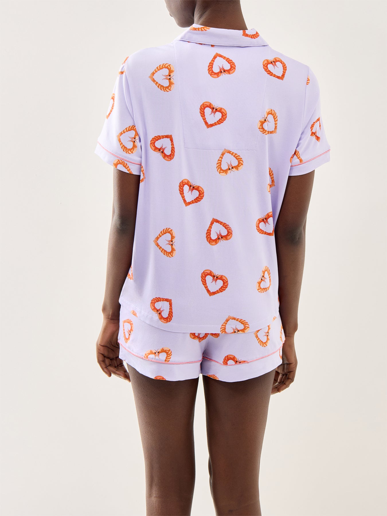 Shrimp Hearts Short PJ Set