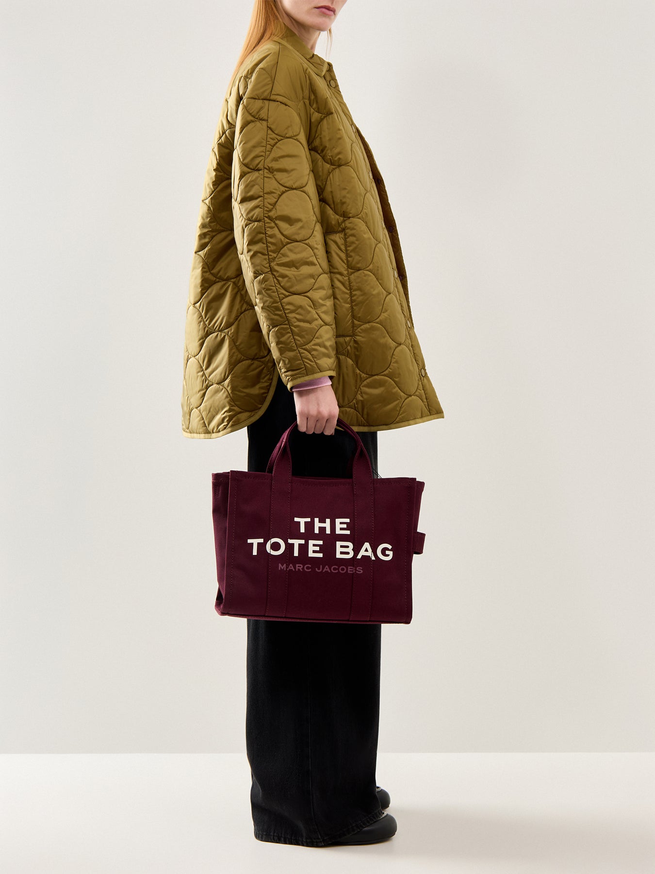 The Canvas Medium Tote Bag Dark Plum