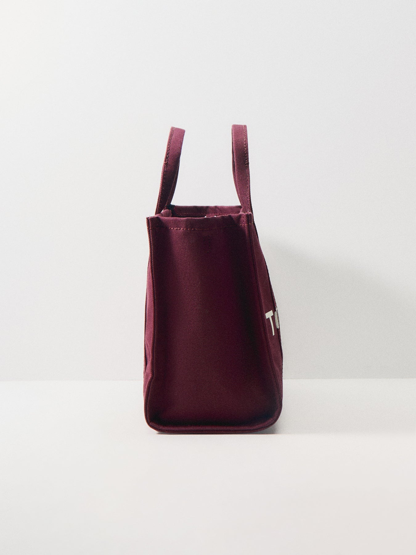 The Canvas Medium Tote Bag Dark Plum