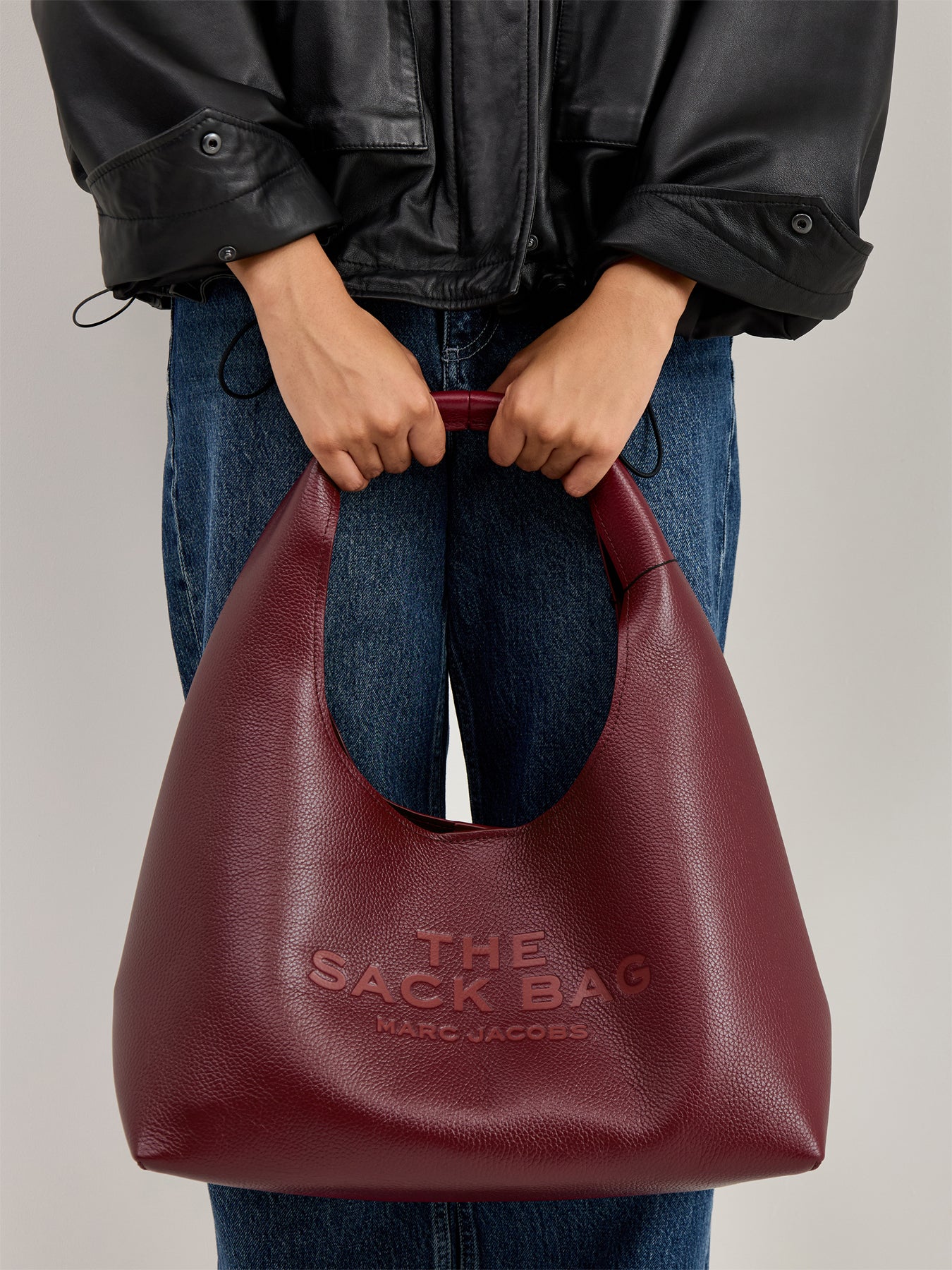 Sack Shoulder Bag Cherry