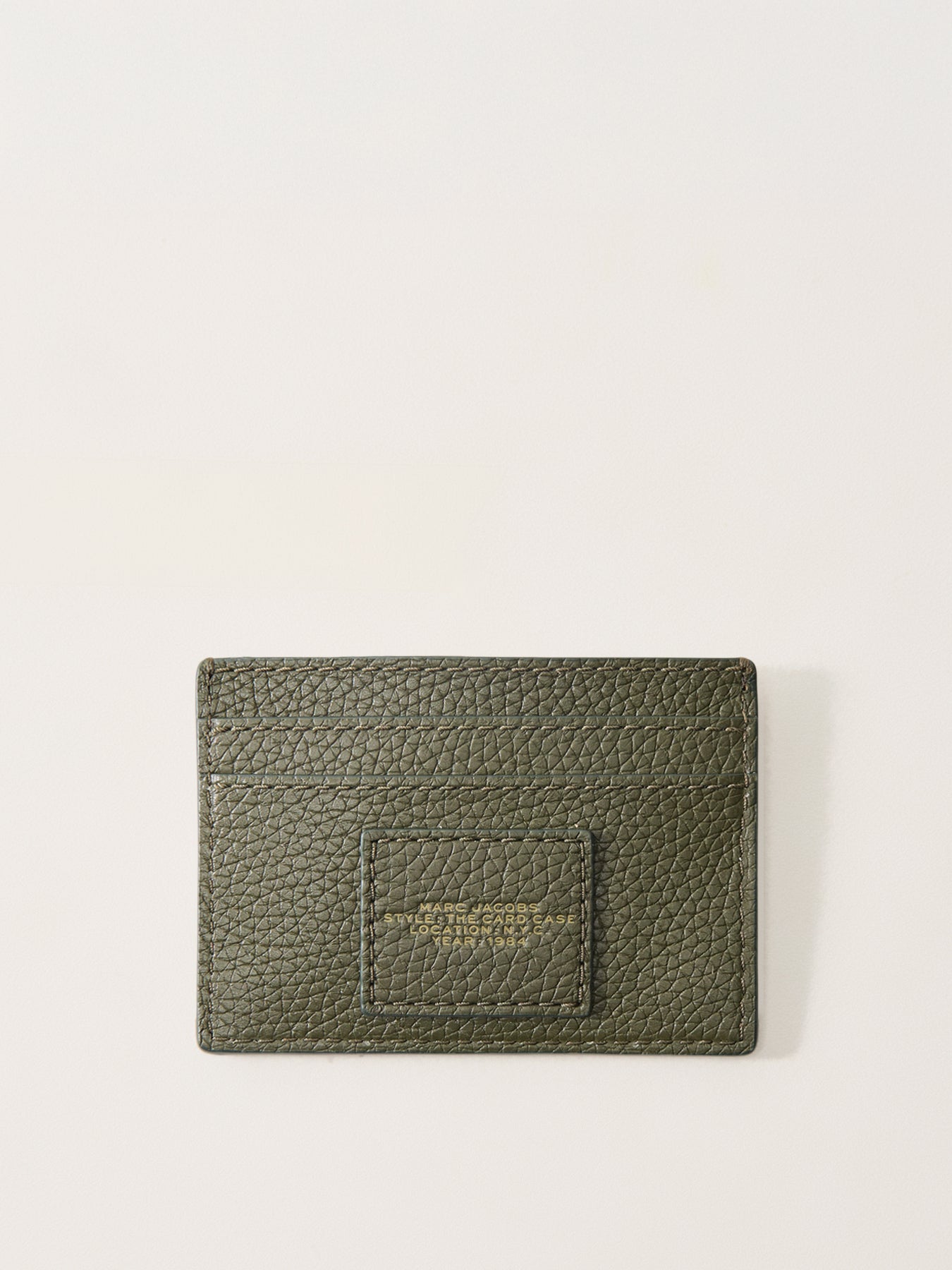 Card Case Leather Forest