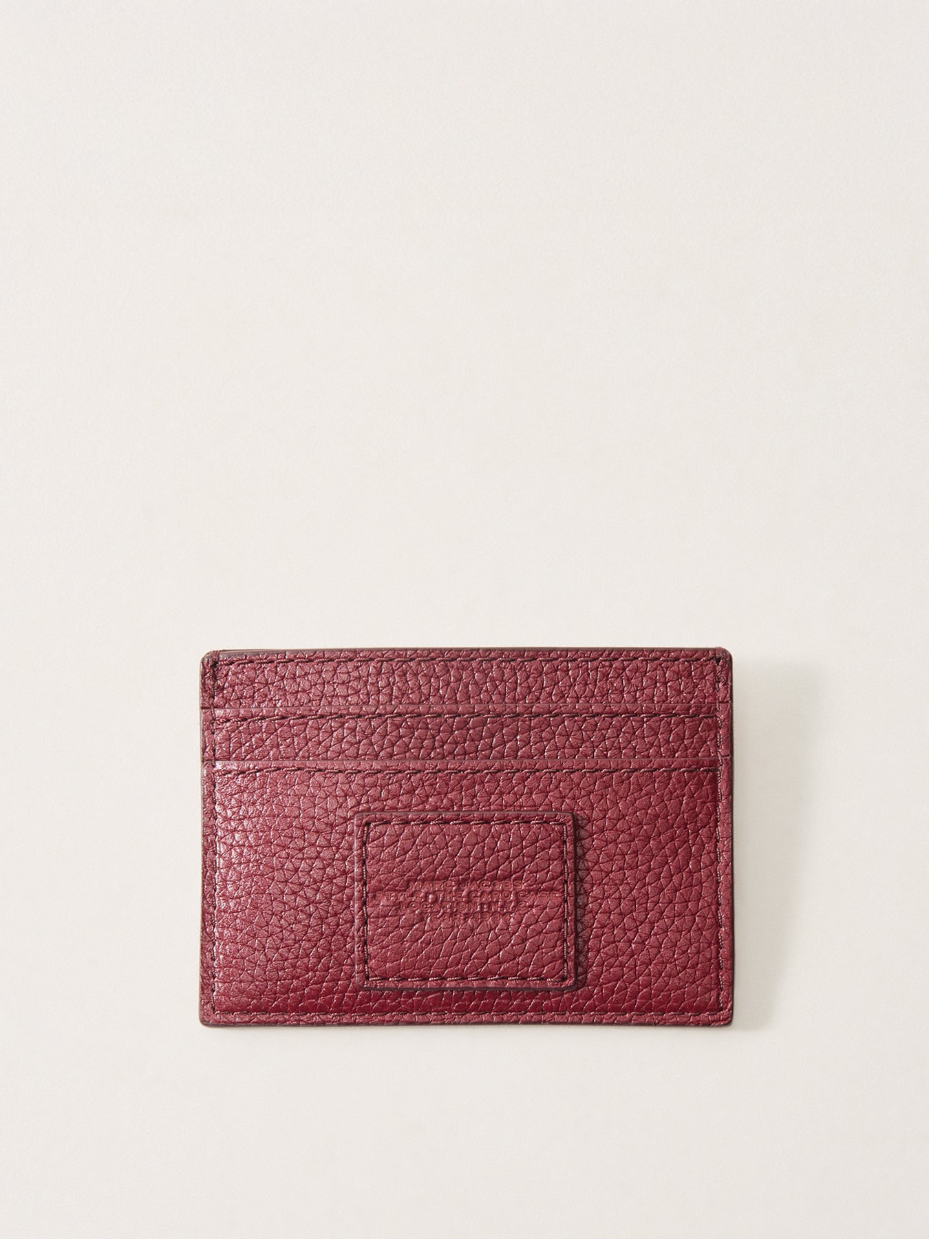Card Case Leather Cherry