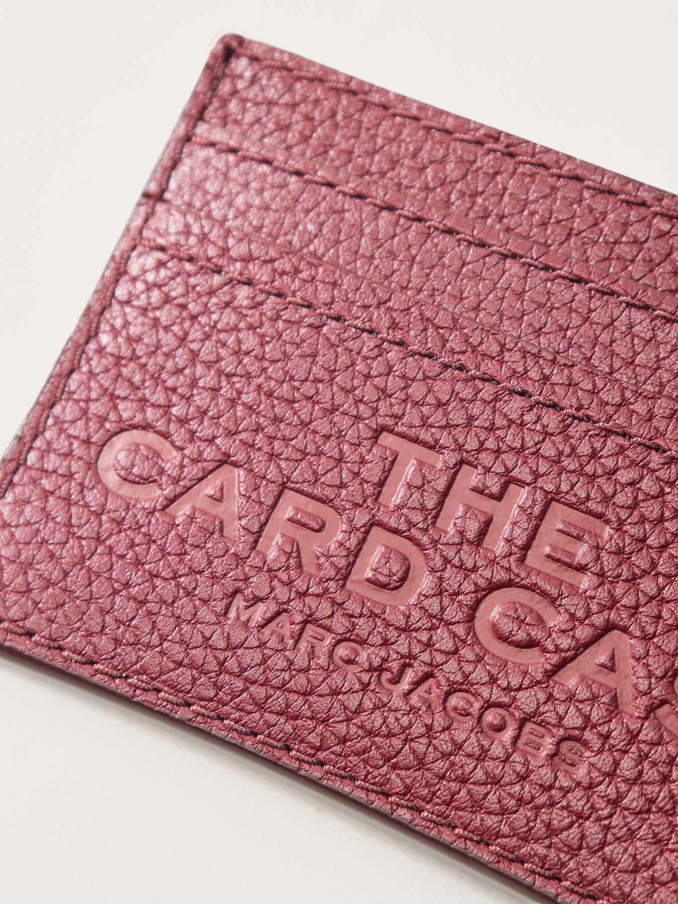 Card Case Leather Cherry