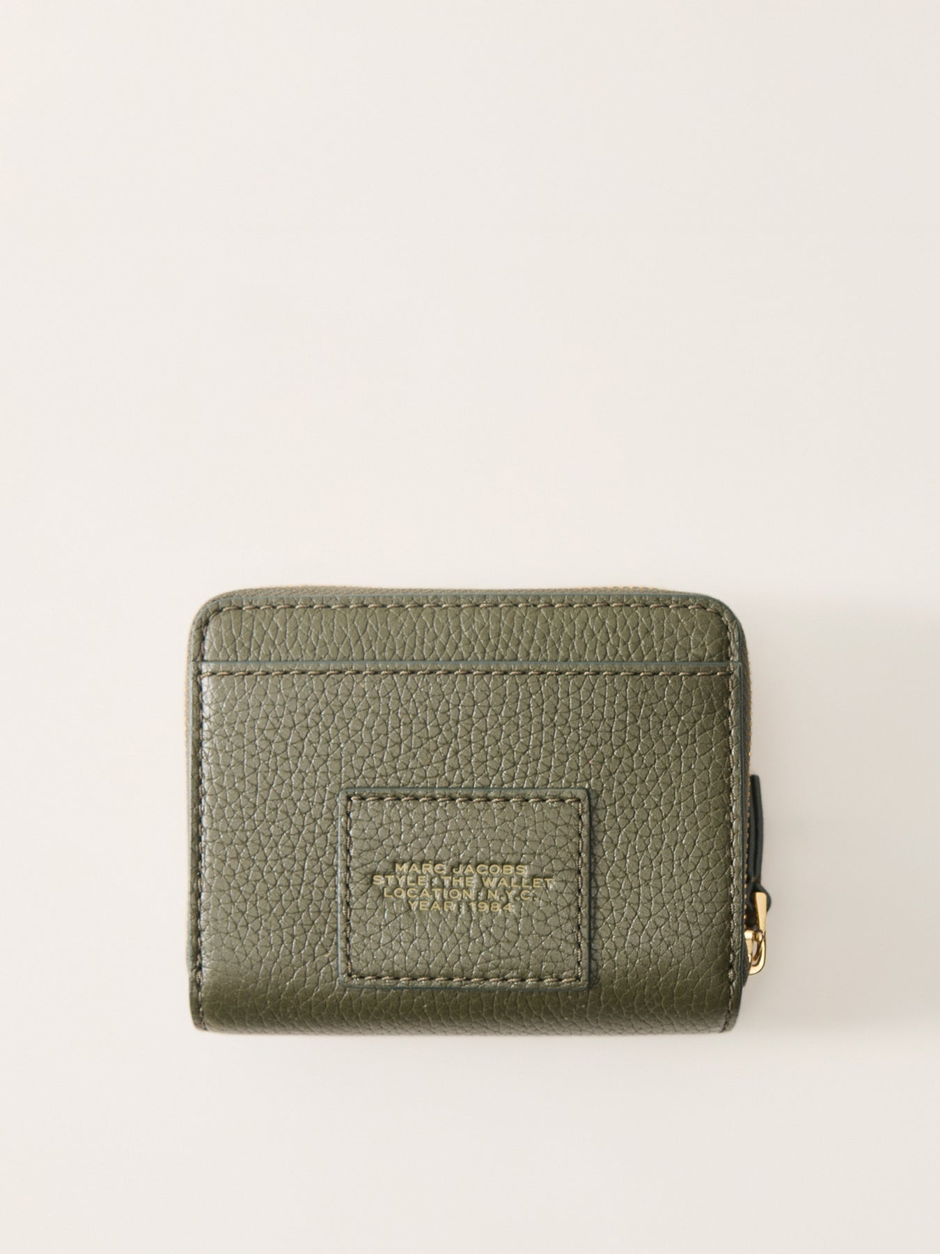 Compact Wallet Leather Forest