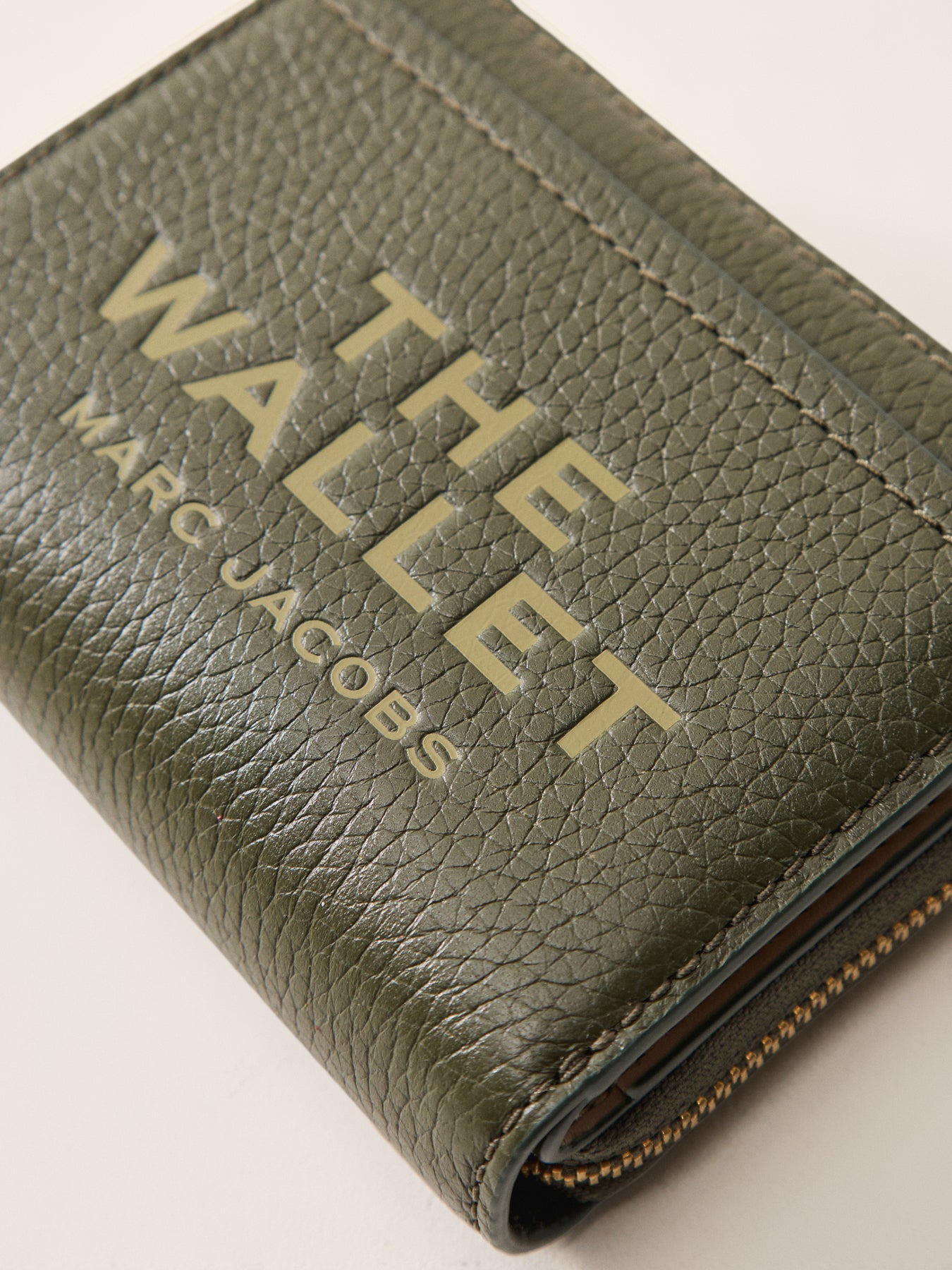 Compact Wallet Leather Forest