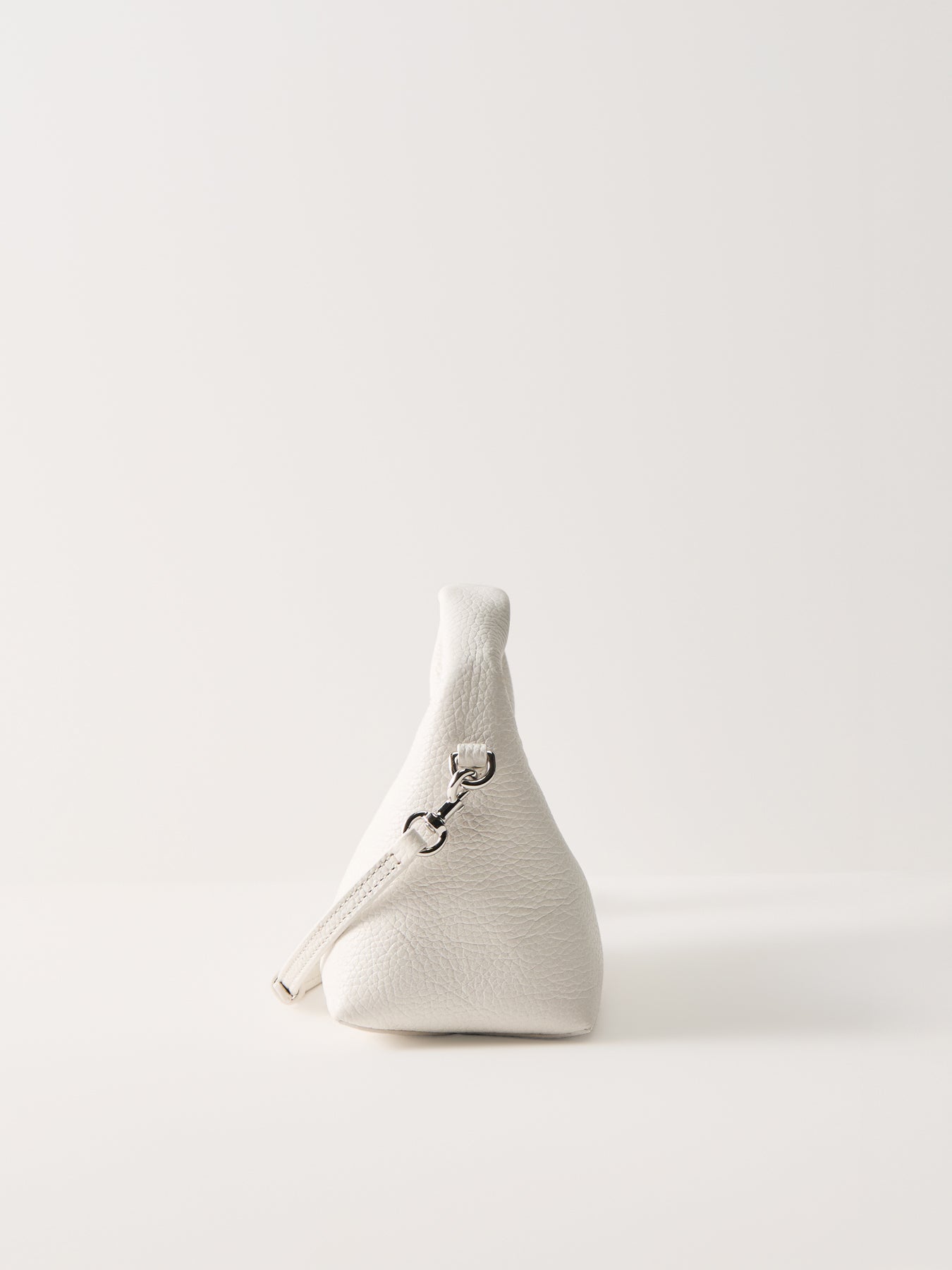 Micro Crossbody Sack Bag White