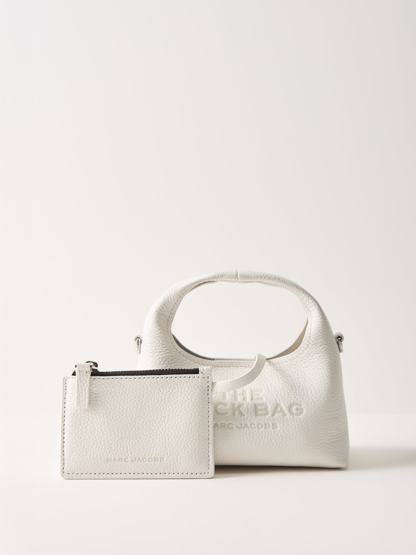 Micro Crossbody Sack Bag White