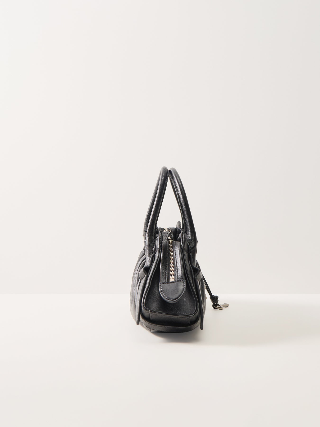 The Cristina Small Satchel Bag Black