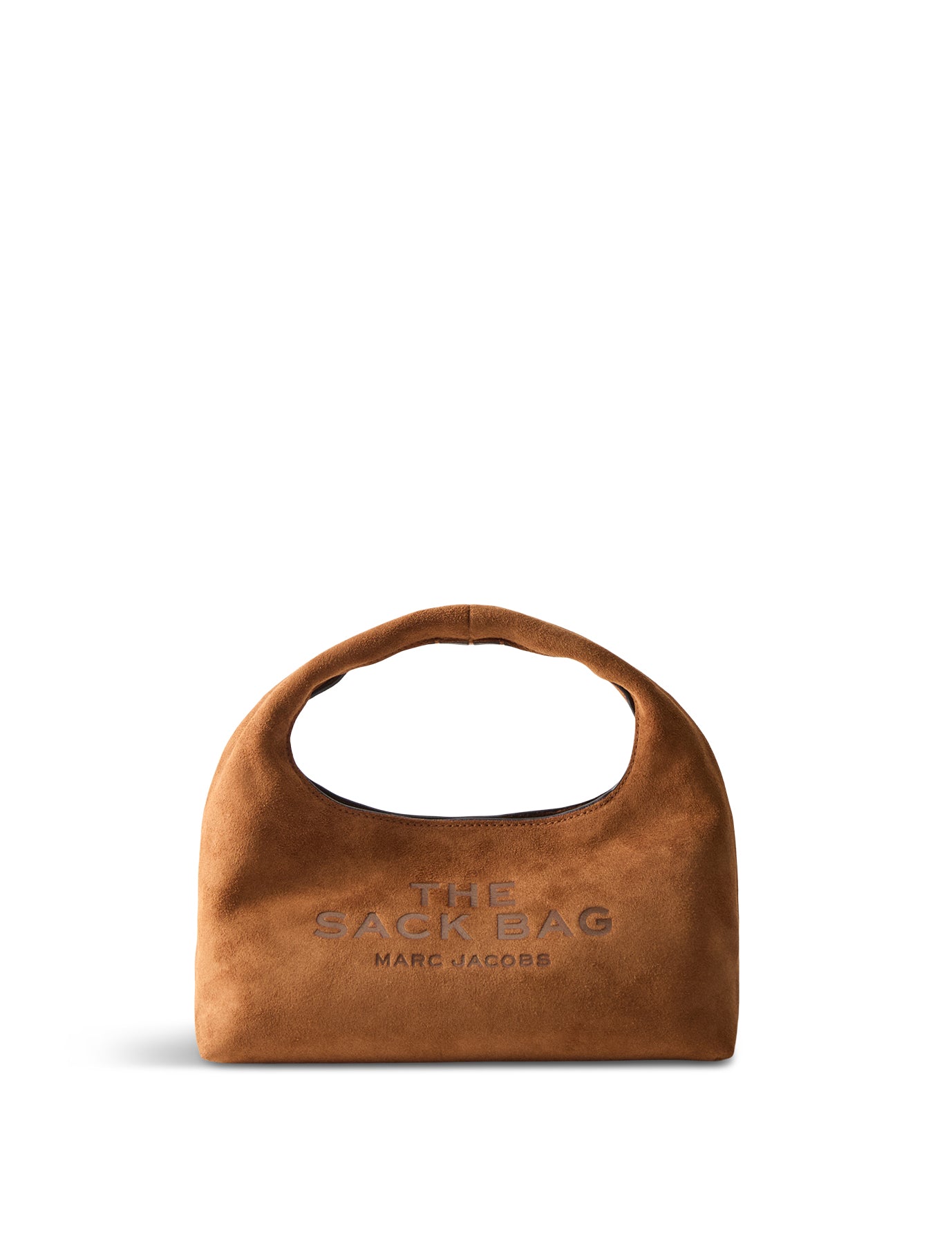 Suede Mini Sack Bag Copper