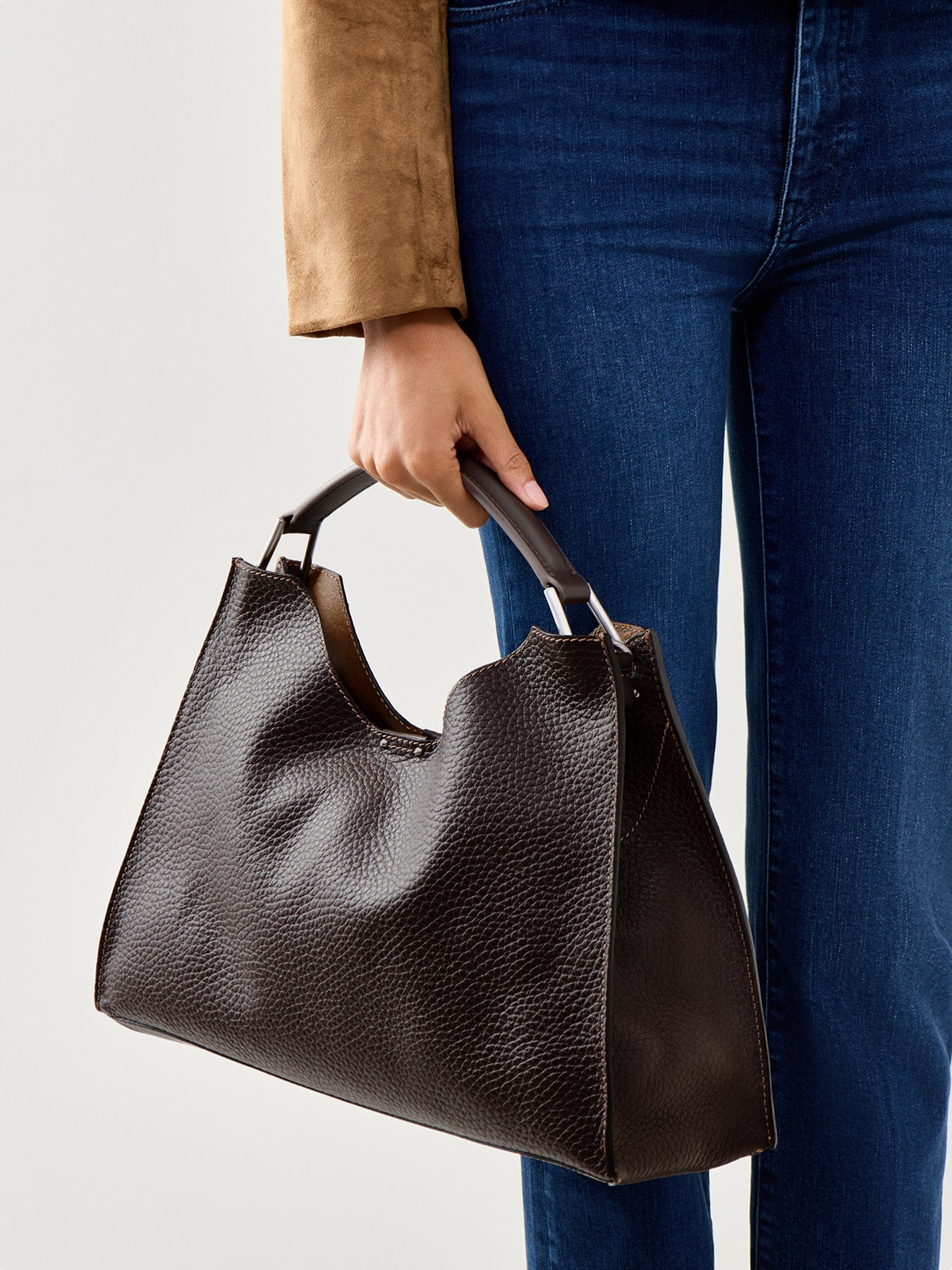 Aurora Large Shoulder Tote Espresso