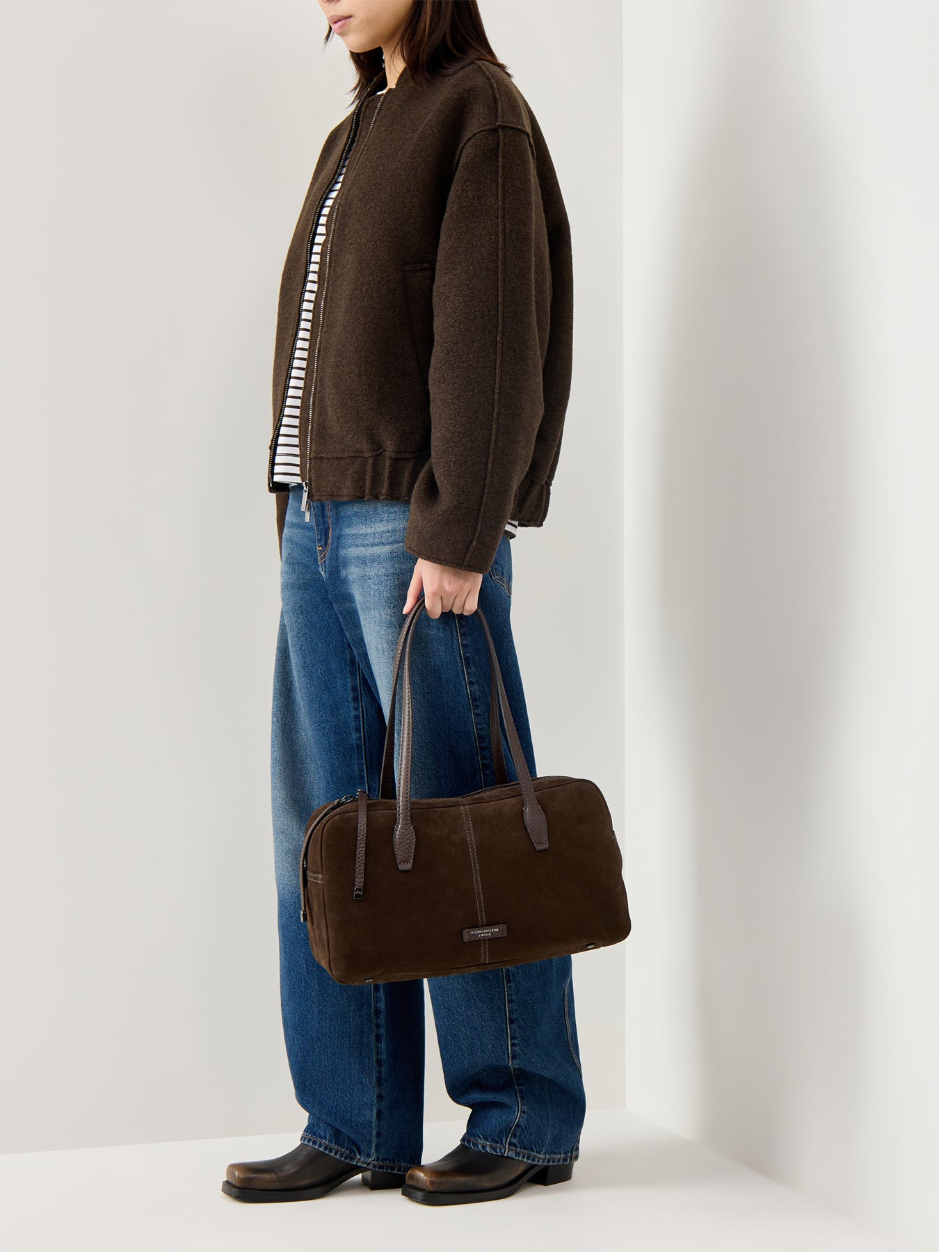 Aryna Shoulder Bag Espresso Brown