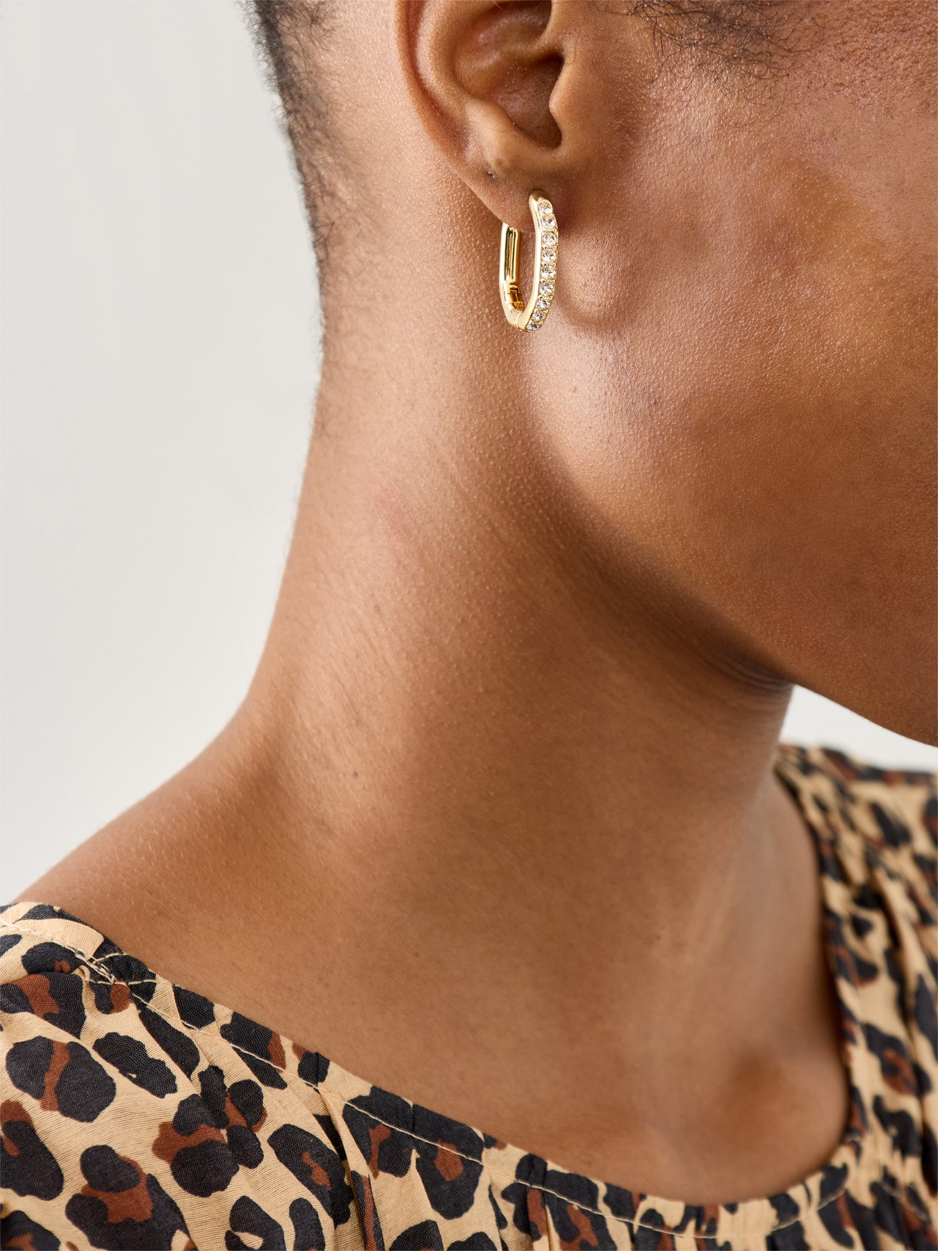 Dexter Crystal Hoop Earrings