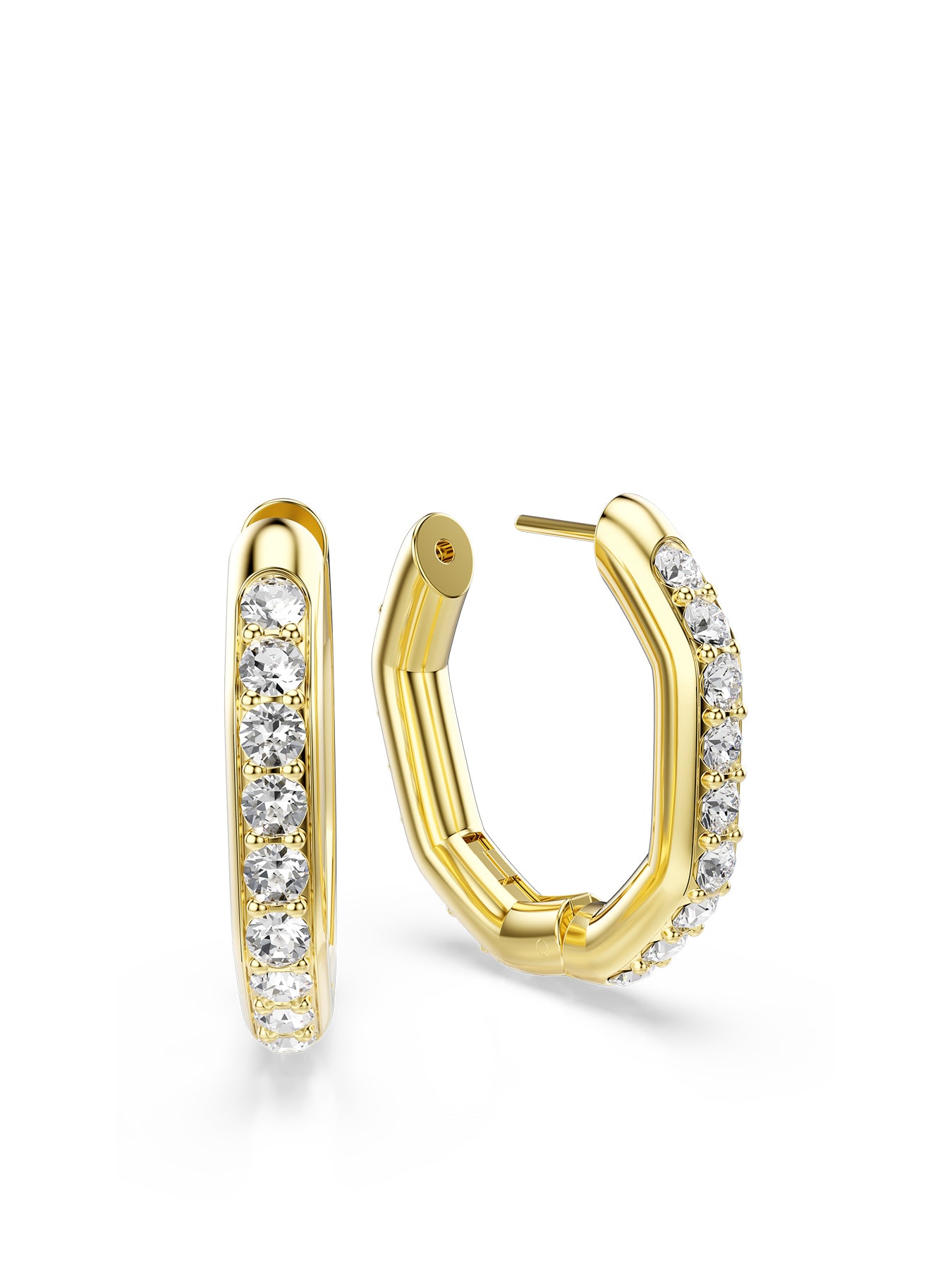 Dexter Crystal Hoop Earrings