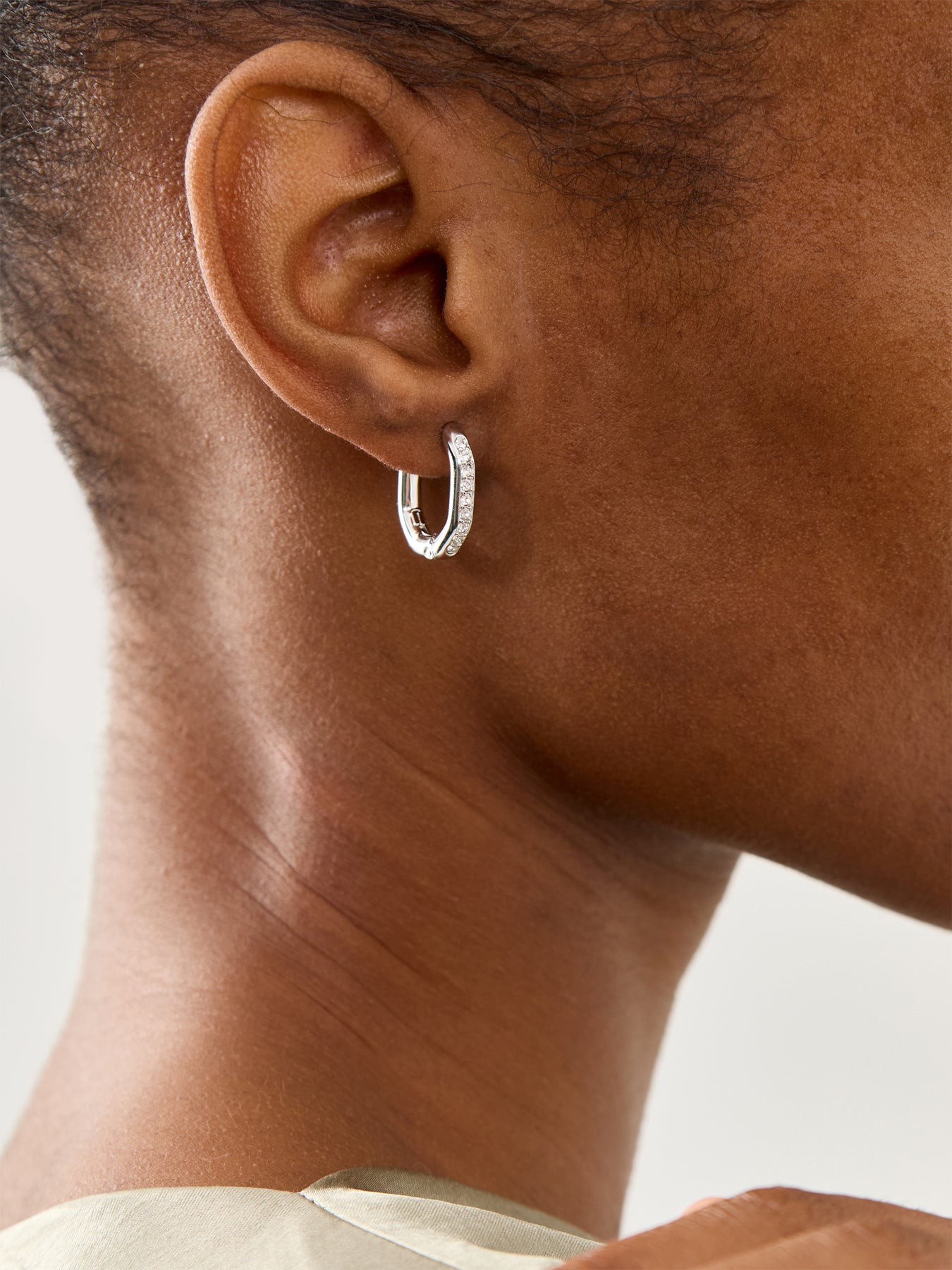Dextera Crystal Hoop Earrings