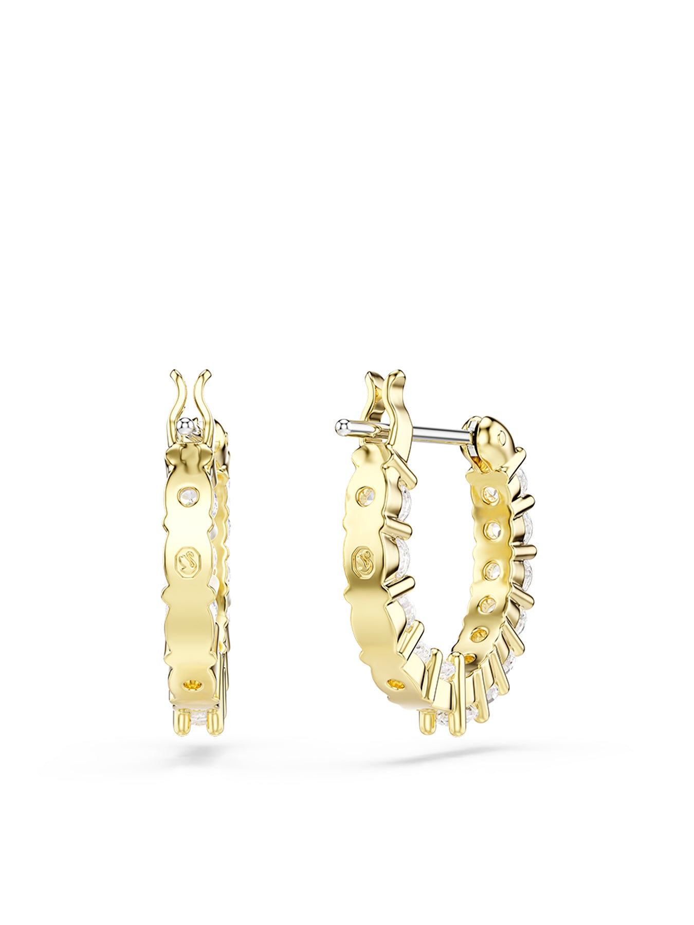 Matrix Round Cut Hoop Earrings